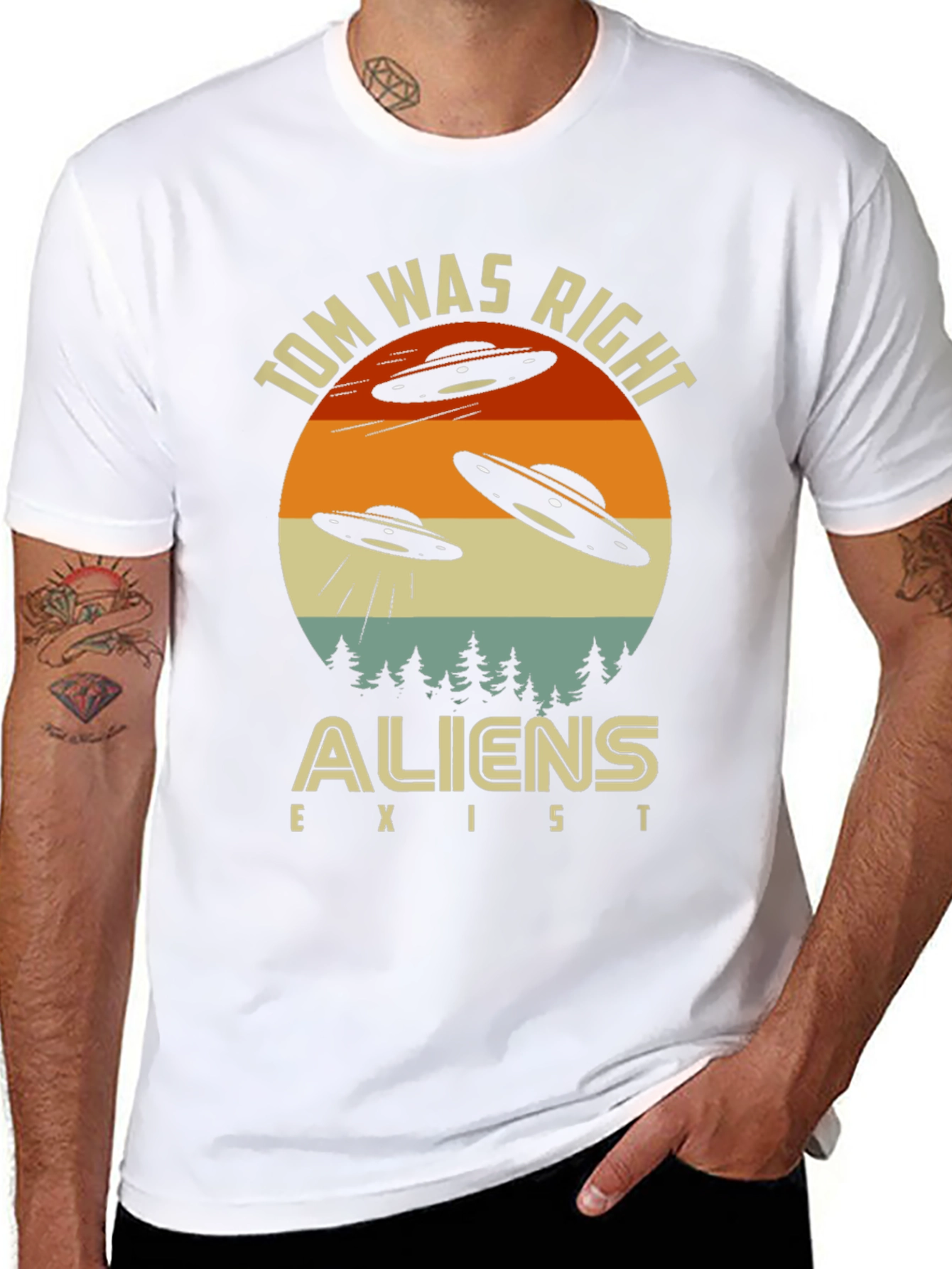 Tom Was Right Aliens Exist Graphic T-Shirt