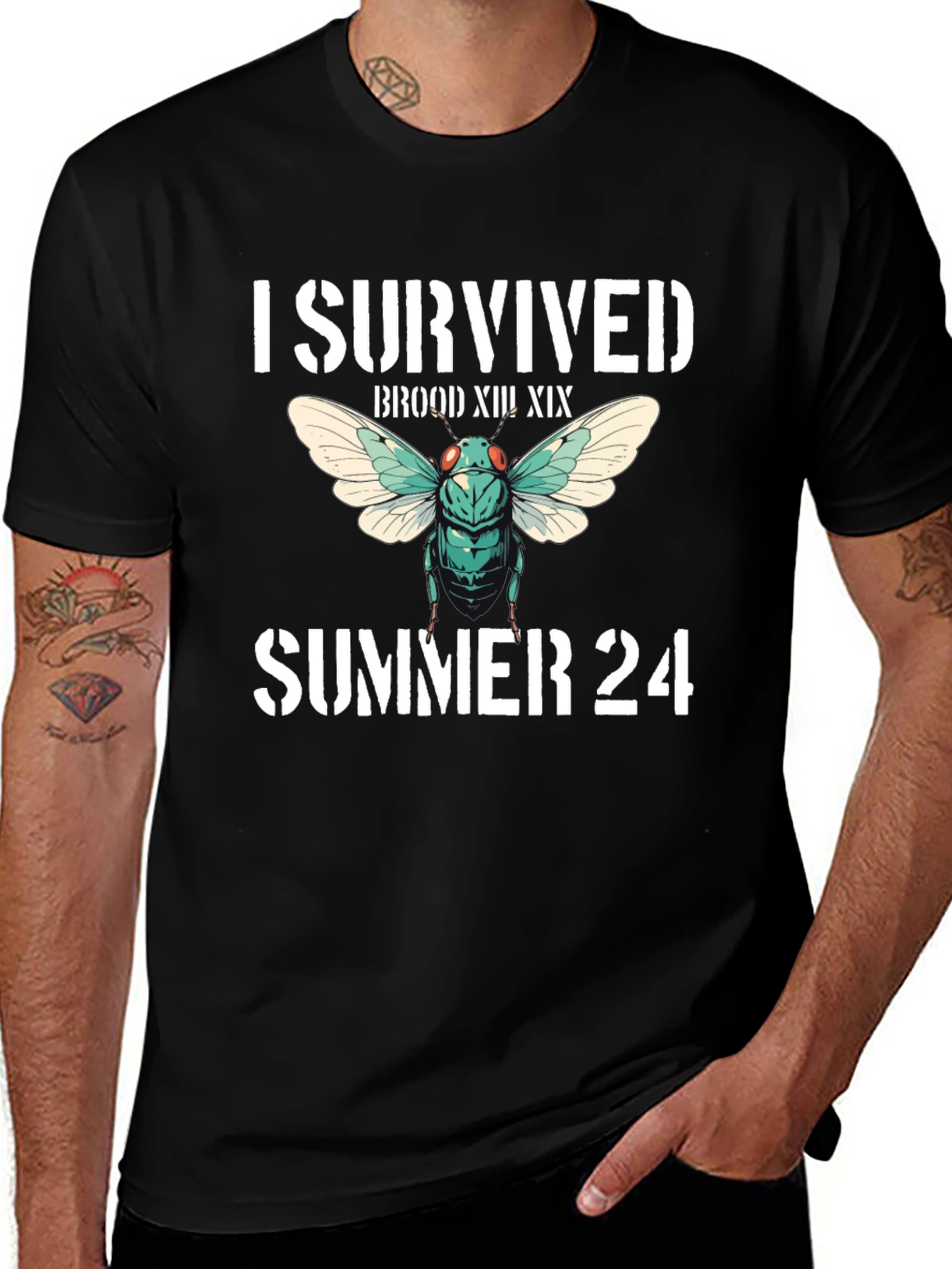 I Survived Brood XIII XIX Summer 24 T-Shirt