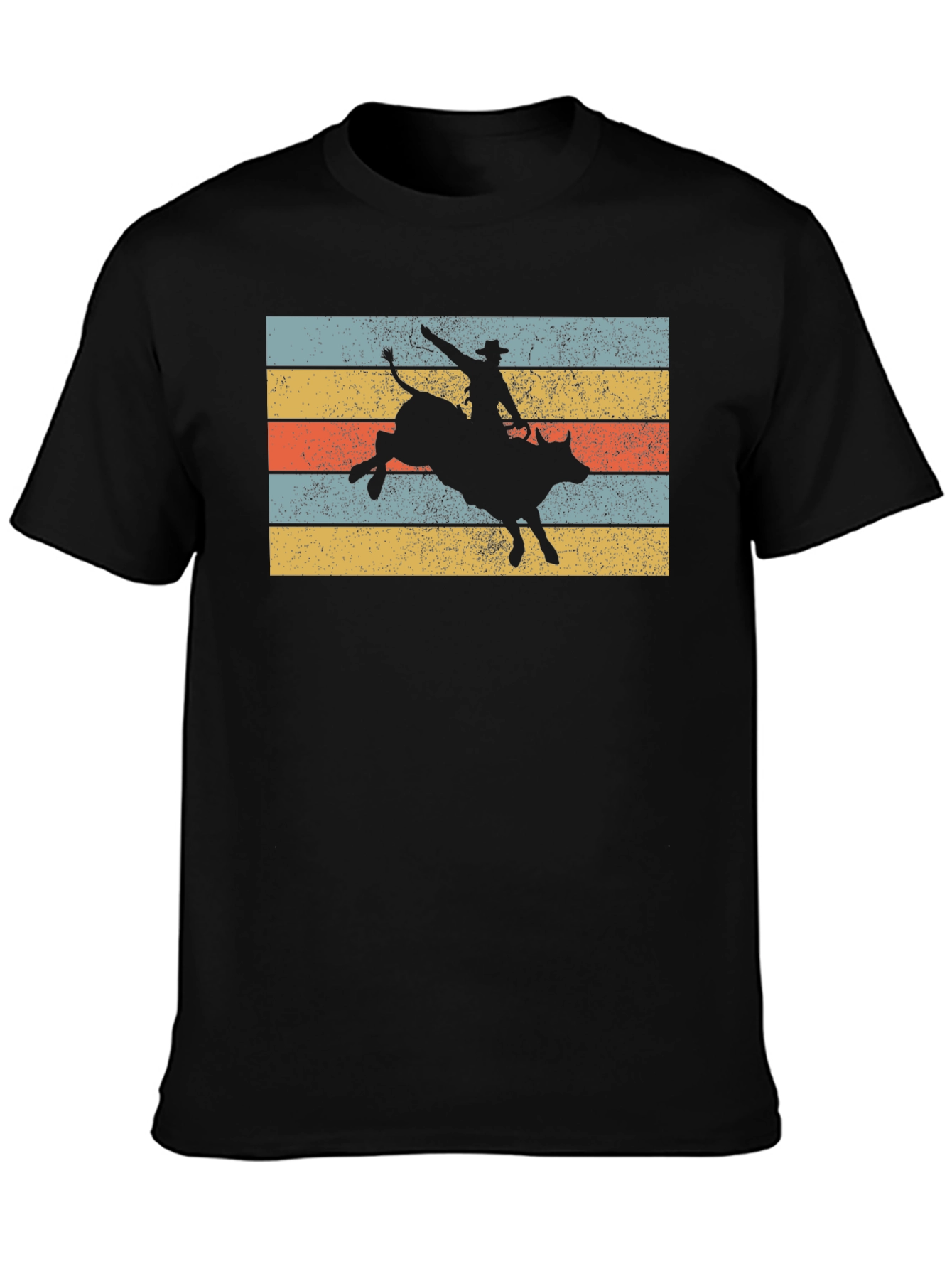 Retro Rodeo Bull Rider T-Shirt