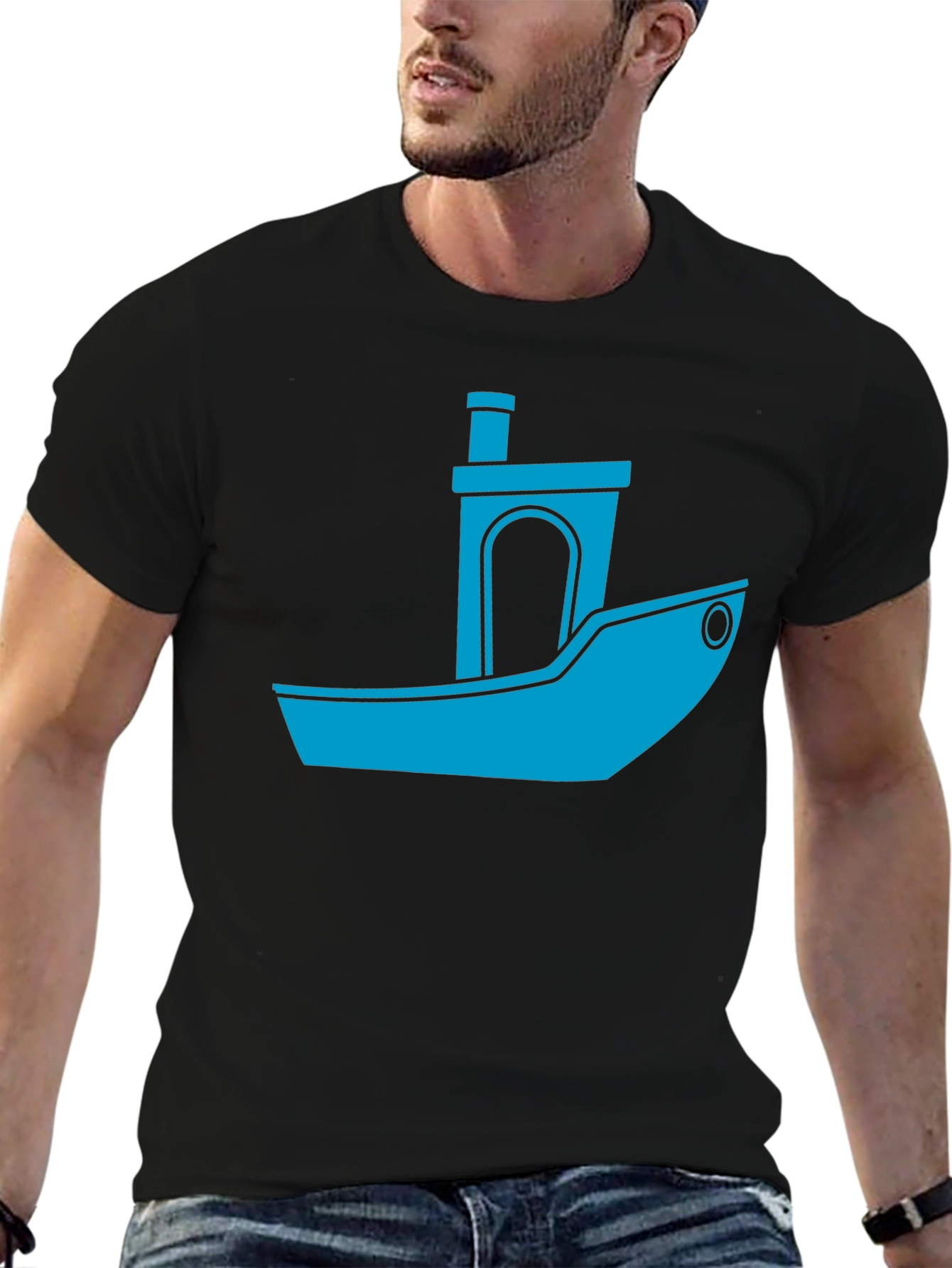 3D Printer Boat T-Shirt - Tech Enthusiast Apparel