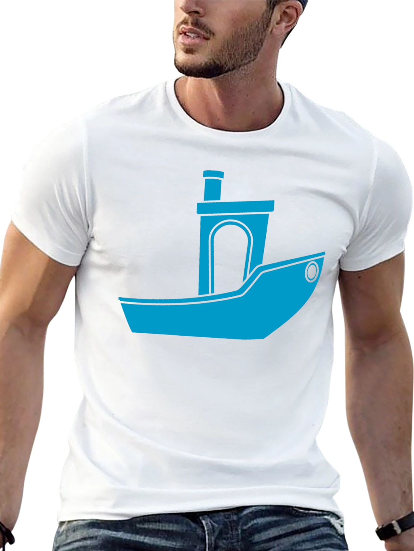3D Printer Boat T-Shirt - Tech Enthusiast Apparel