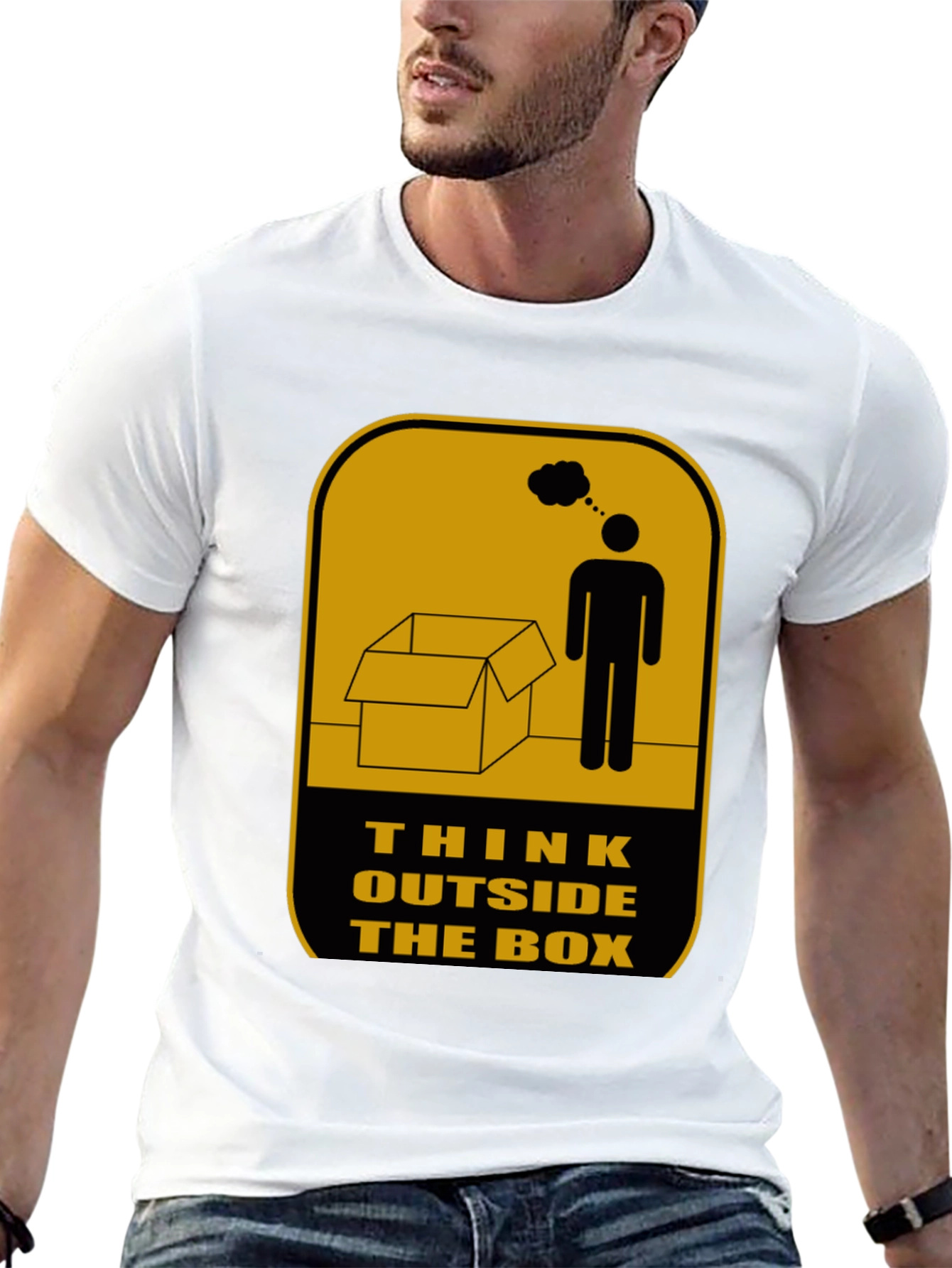 Think Outside The Box Graphic T-Shirt