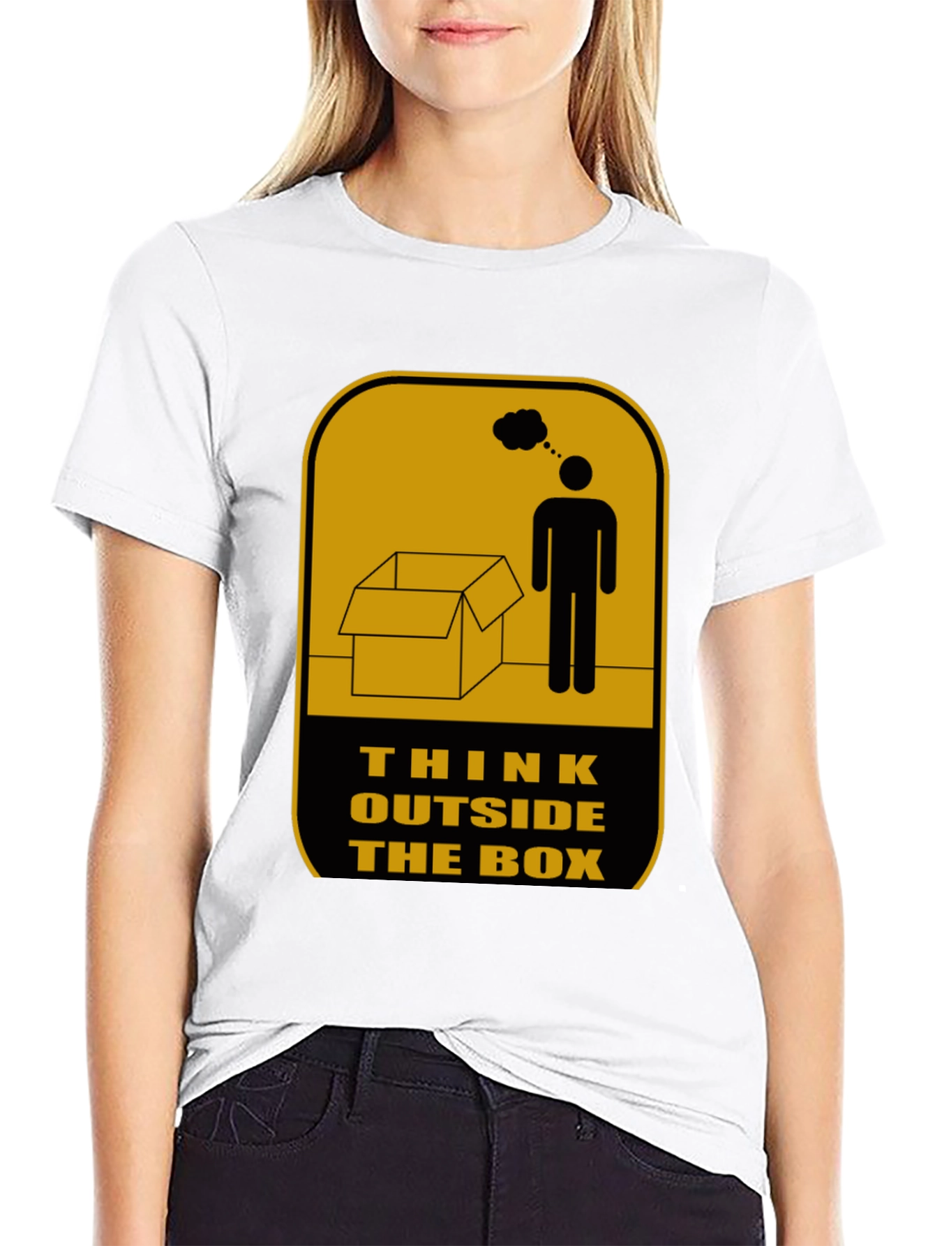 Think Outside The Box Graphic T-Shirt