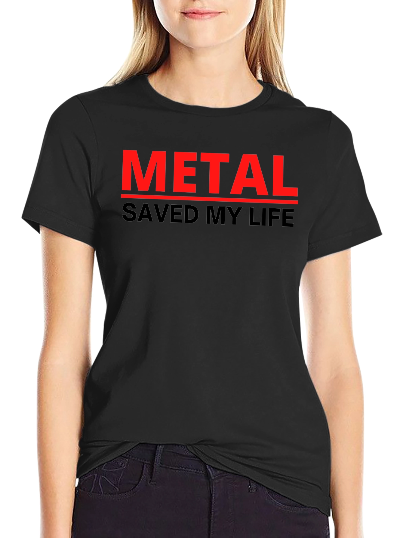 Metal Saved My Life Graphic Tee