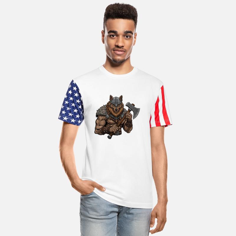 Wolf Viking with axe