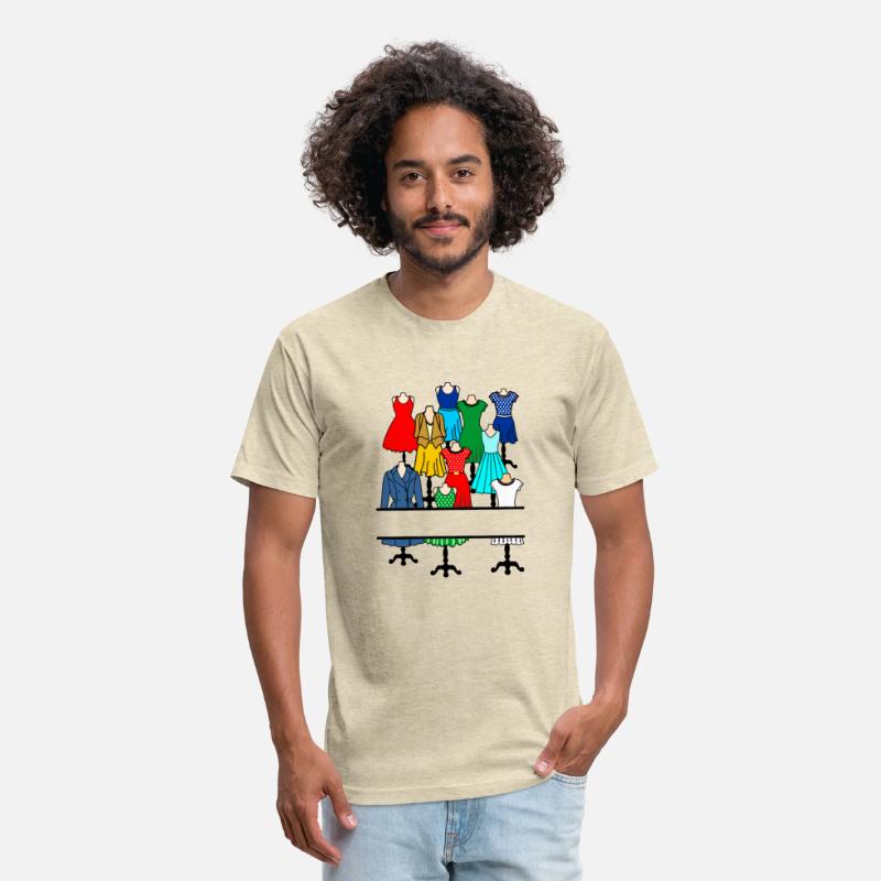 Women's and girls' clothes on mannequin