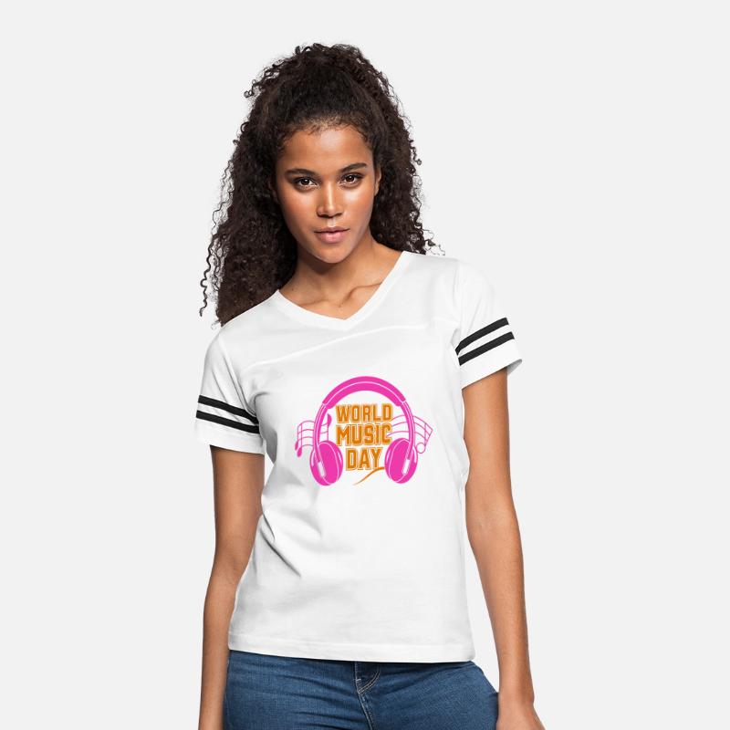 World music day t shirt design