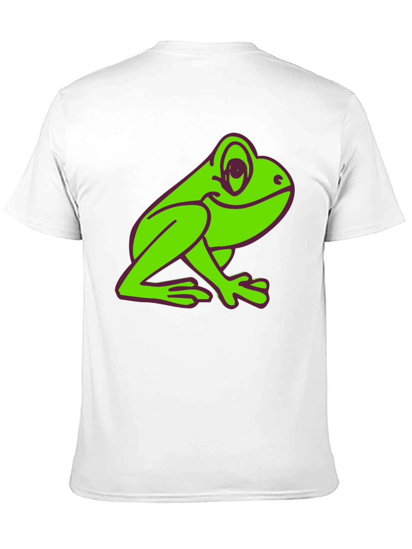 Frog Graphic Tee - Black Cotton T-Shirt