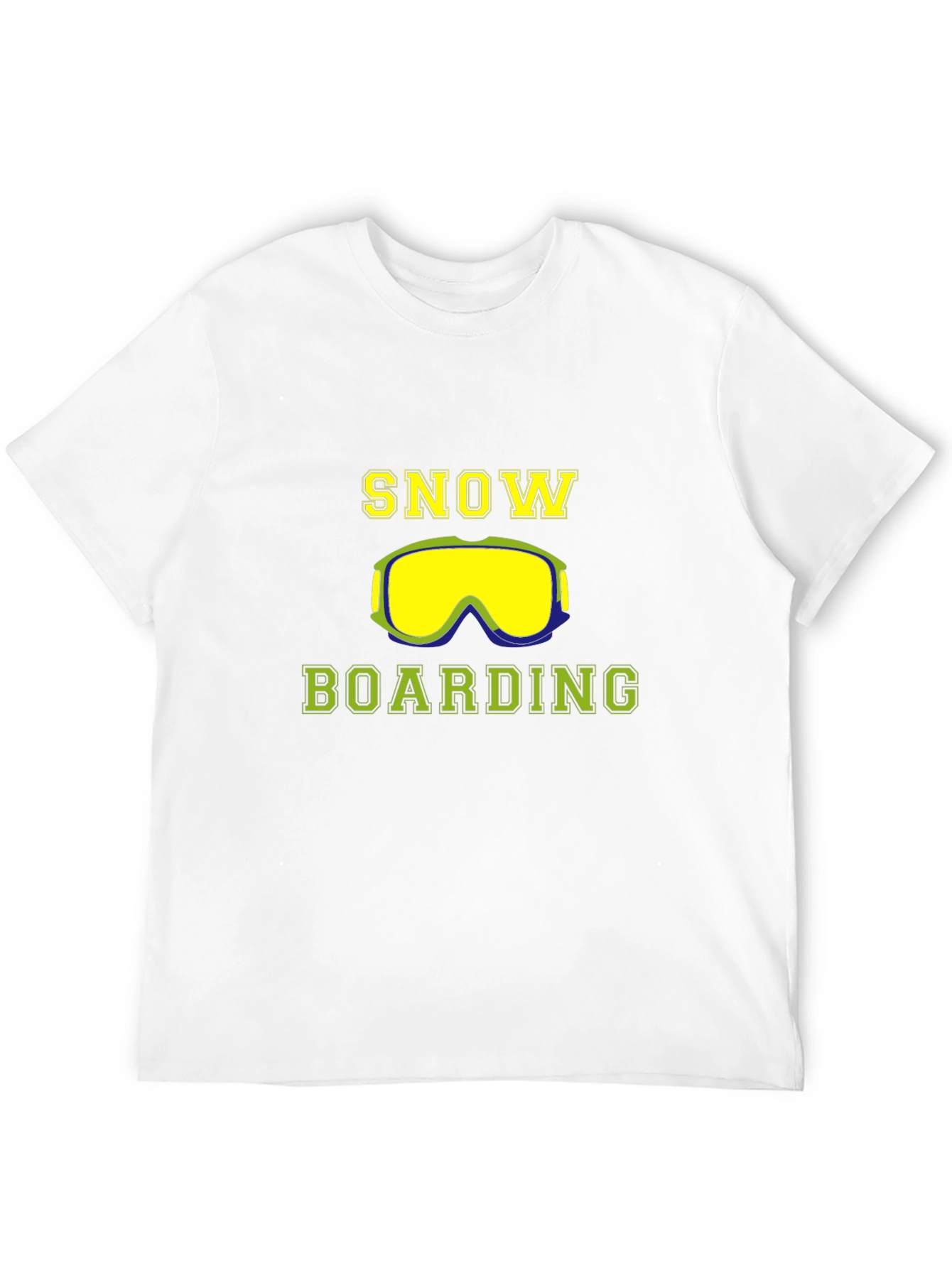 Snowboarding Graphic T-Shirt - Stylish Black Tee