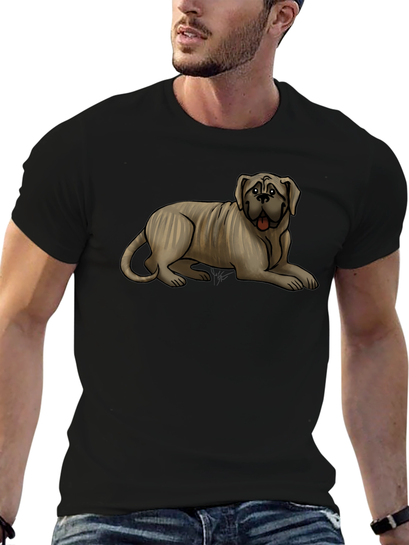 Dog Breed T-Shirt - Mastiff Graphic Tee