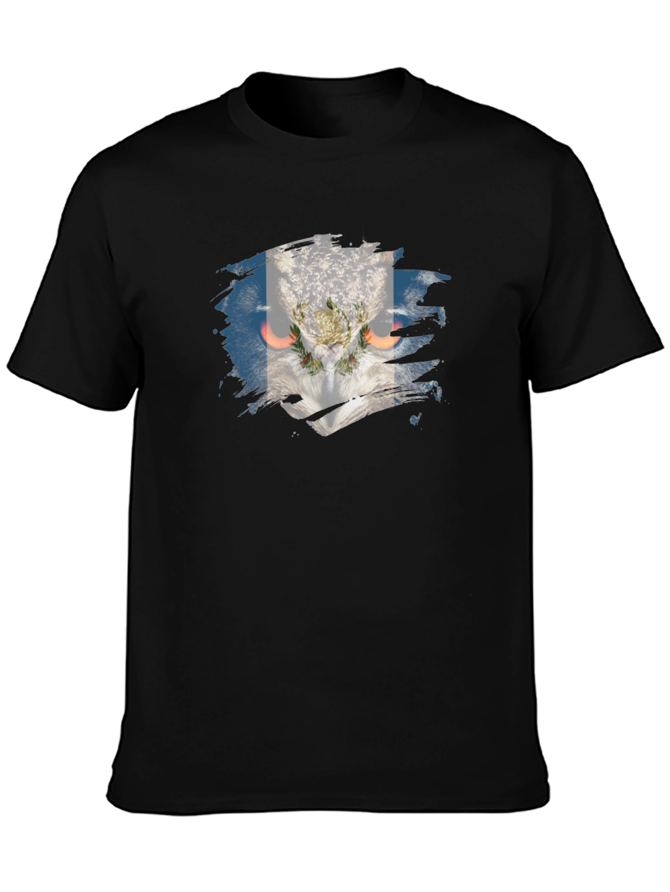 Owl Graphic Tee - Mens Black T-Shirt