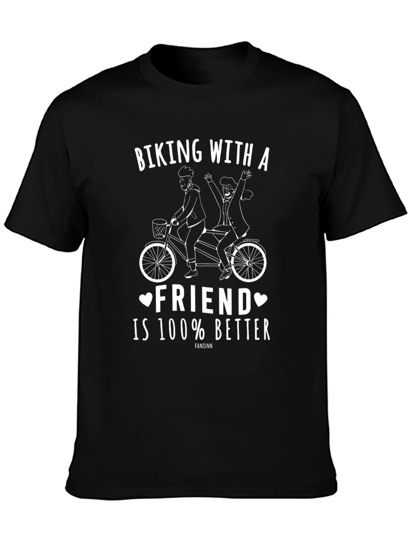 Biking With a Friend Graphic Tee