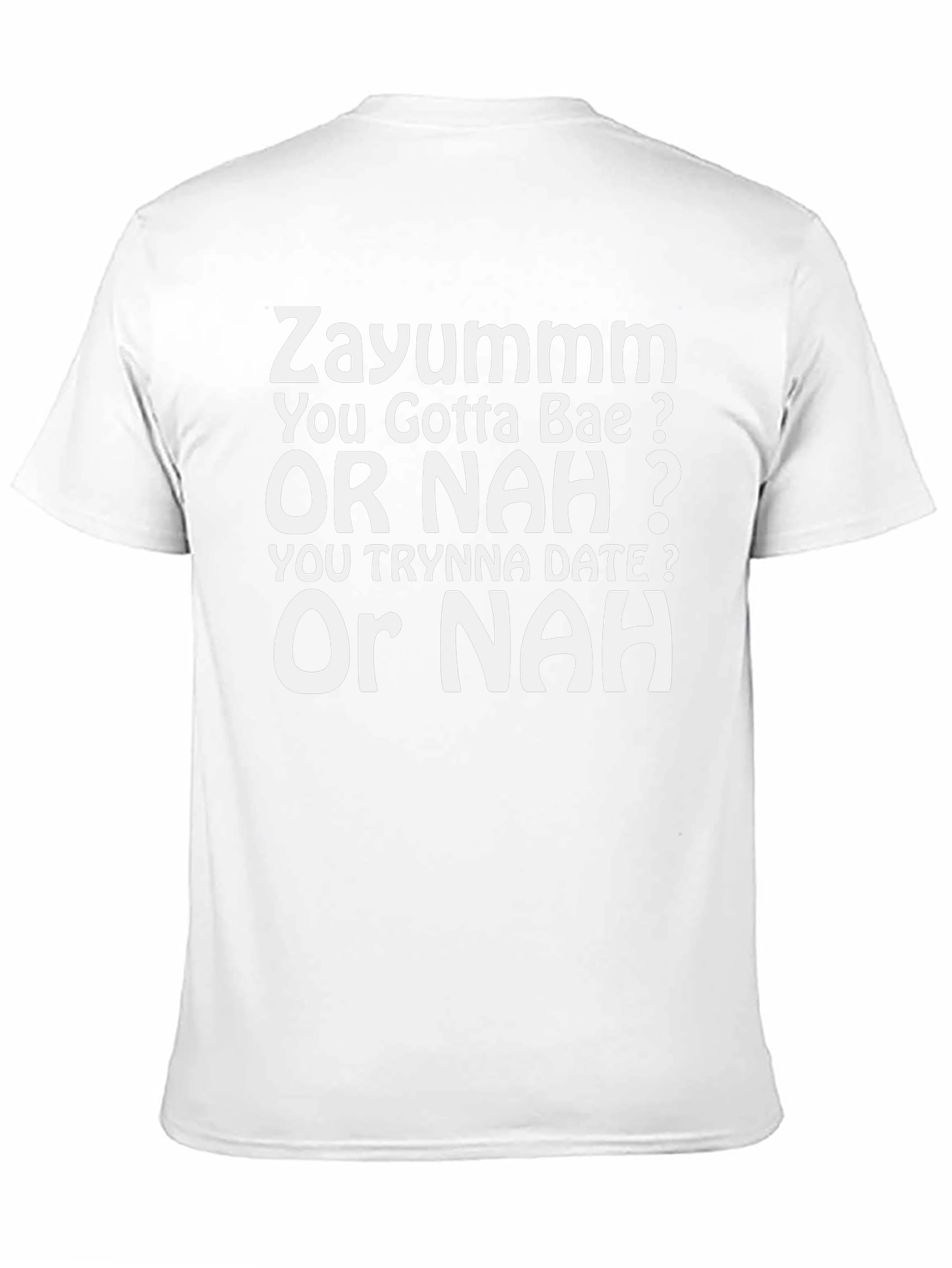 Zayummm Or Nah Black T-Shirt
