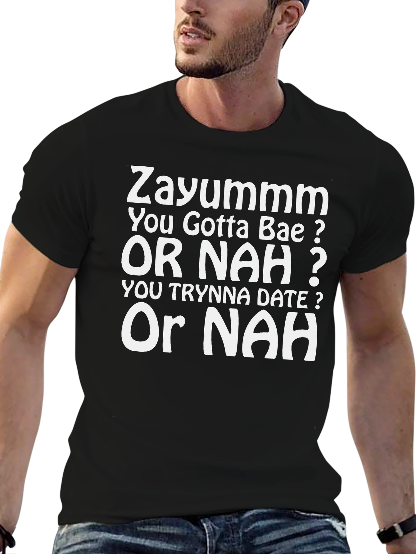 Zayummm Or Nah Black T-Shirt