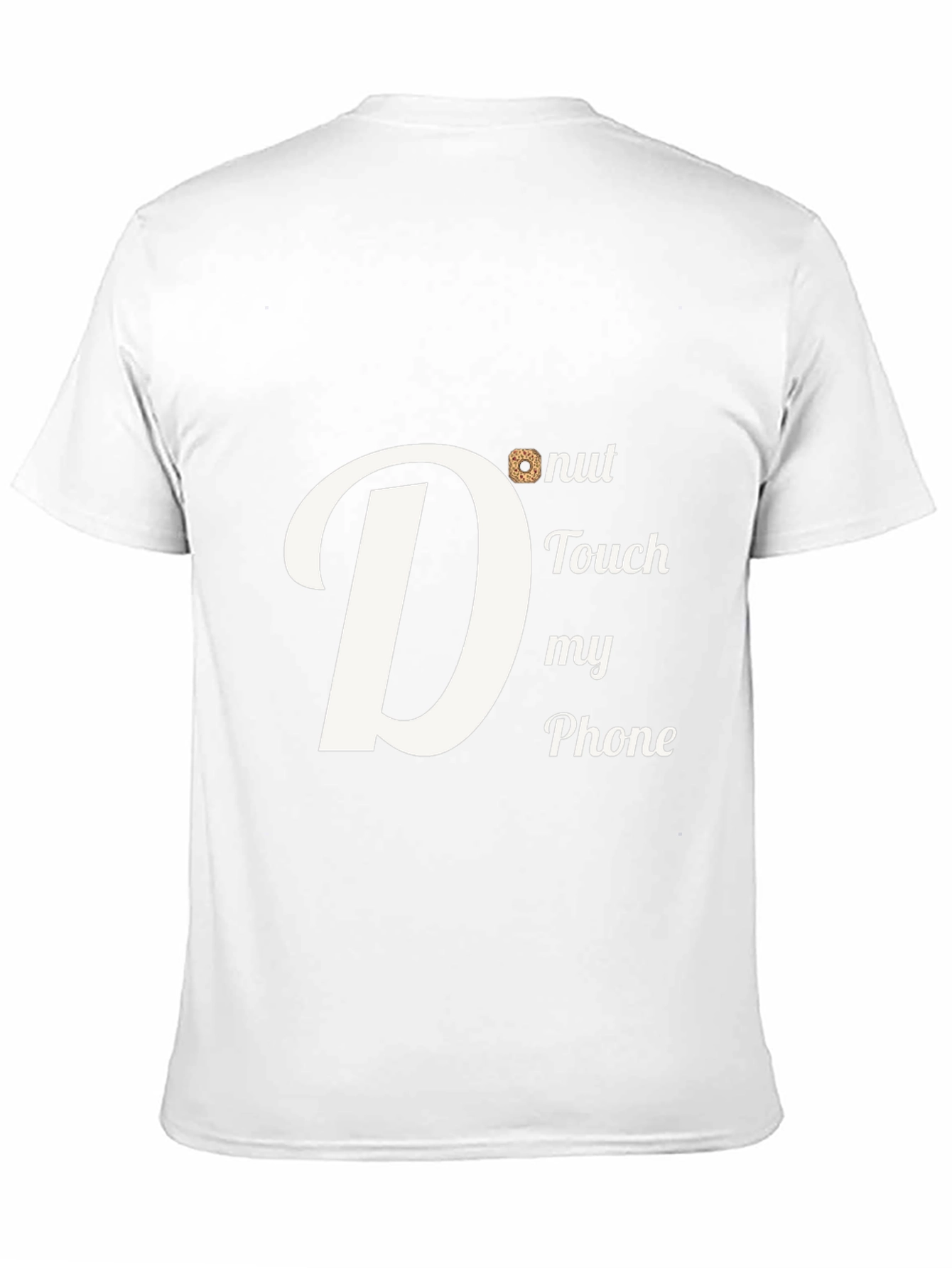 Donut Touch My Phone Graphic T-Shirt