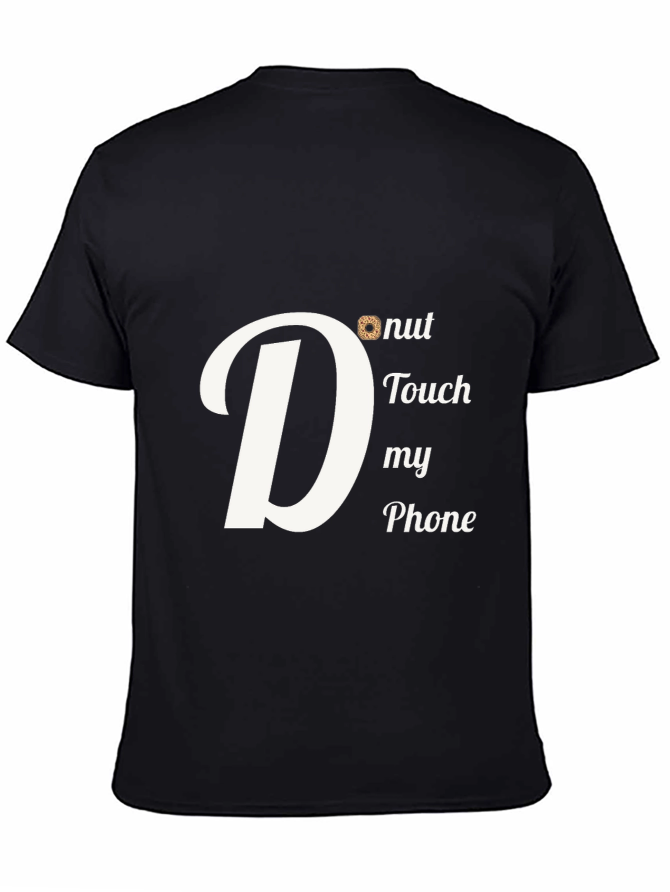 Donut Touch My Phone Graphic T-Shirt