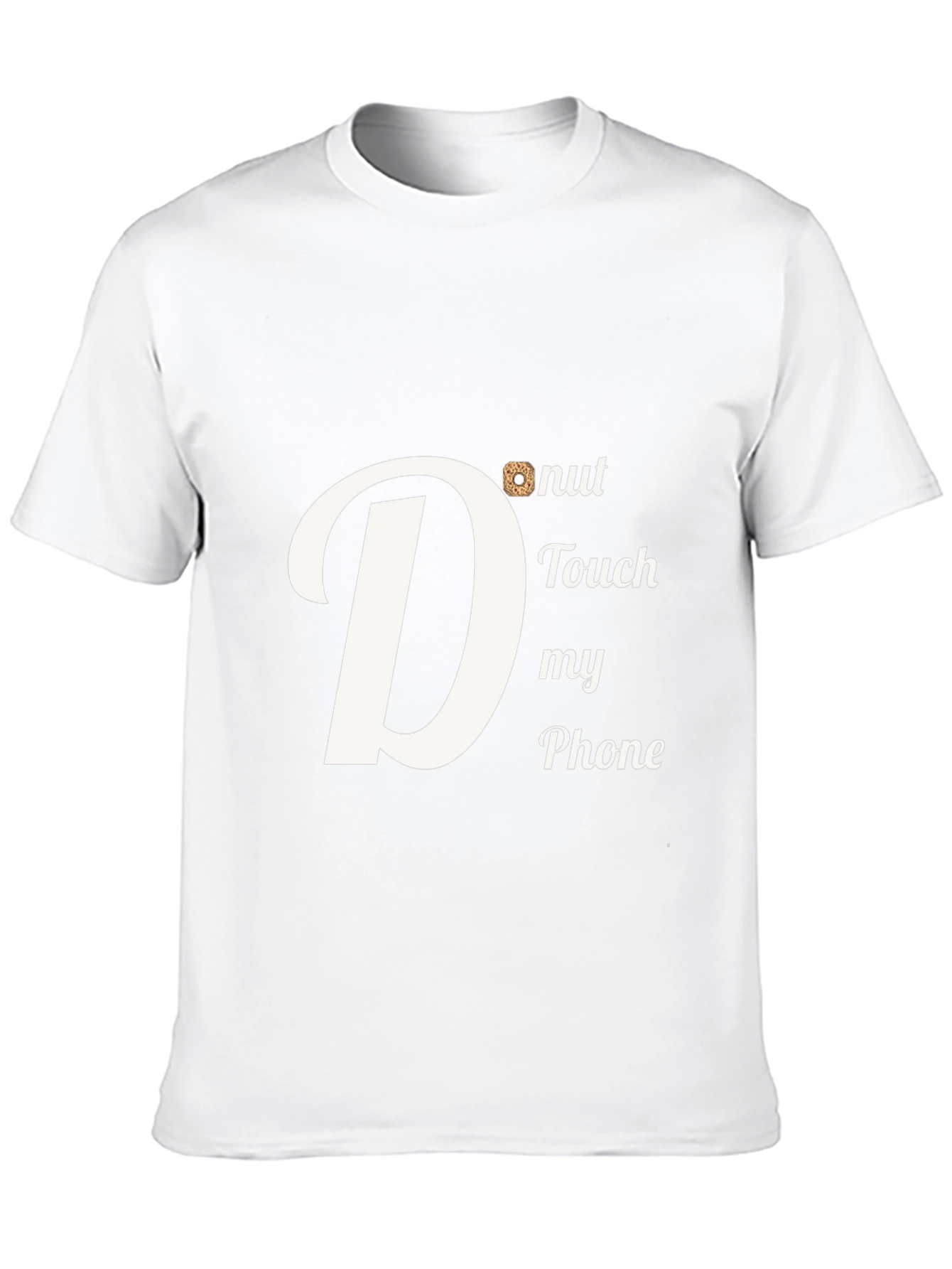 Donut Touch My Phone Graphic T-Shirt