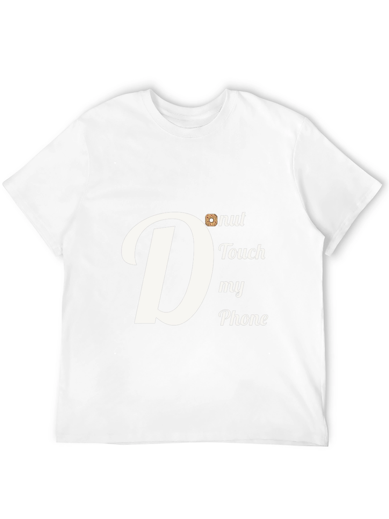 Donut Touch My Phone Graphic T-Shirt