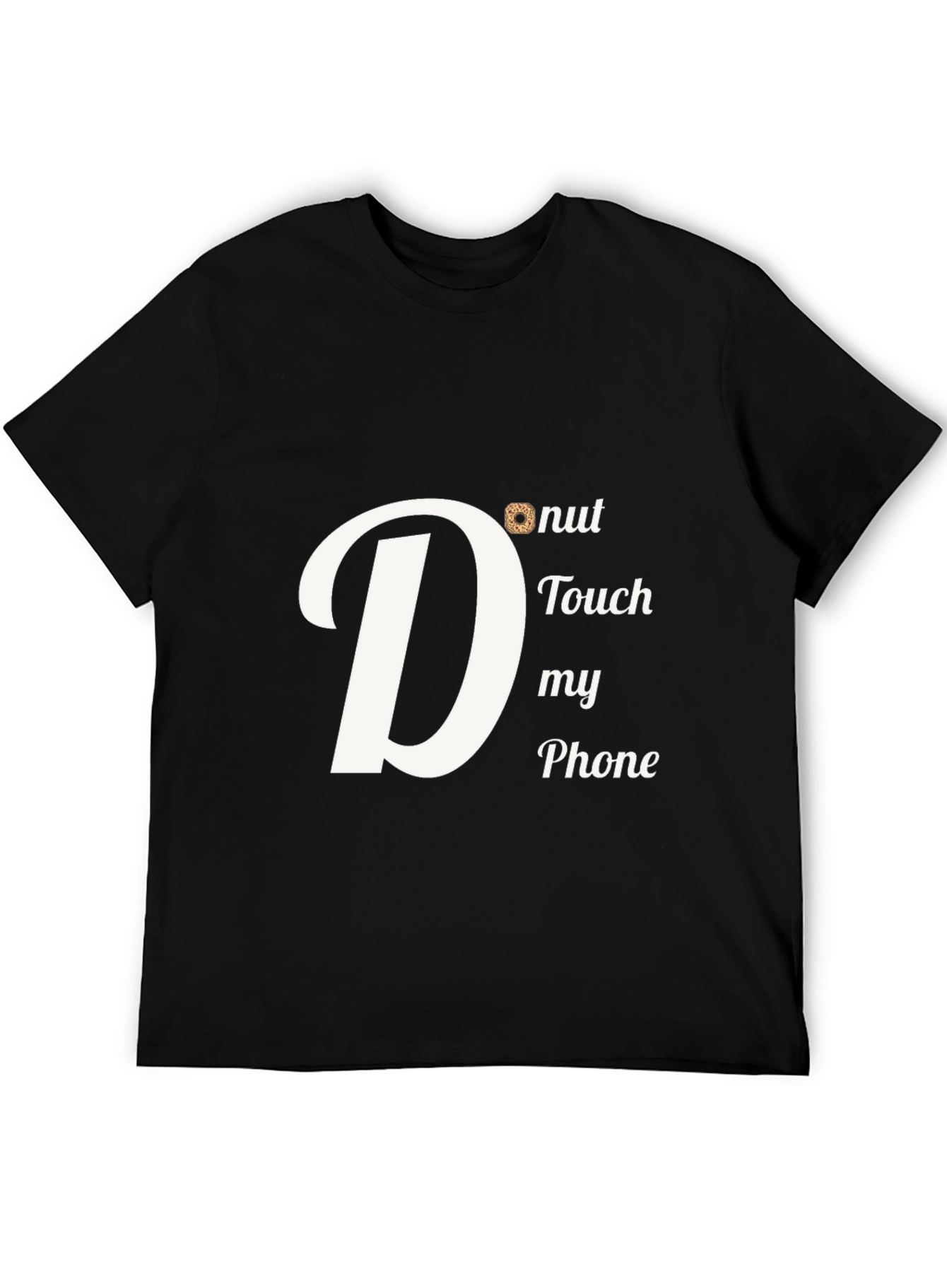 Donut Touch My Phone Graphic T-Shirt