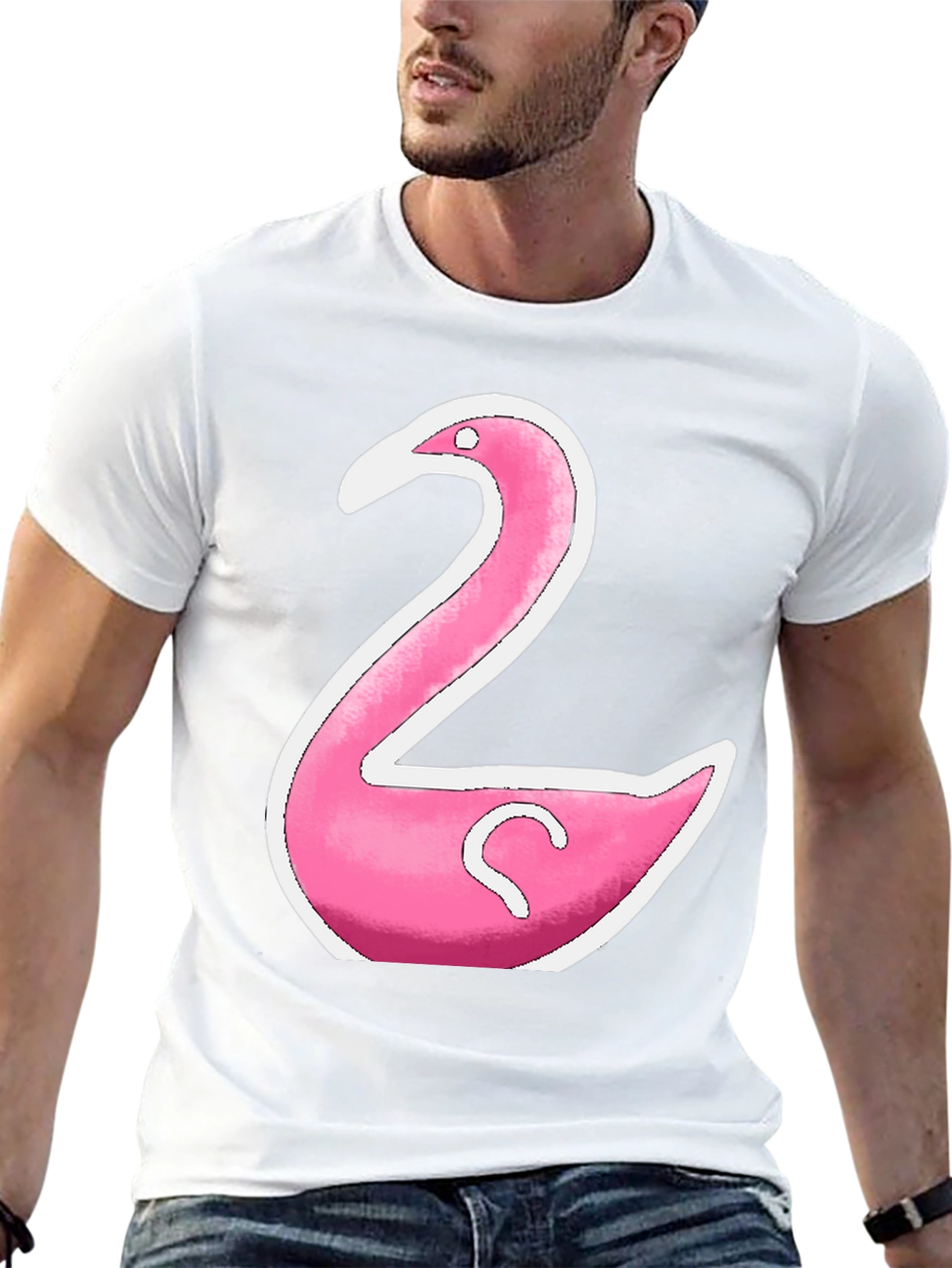 Pink Flamingo Graphic T-Shirt