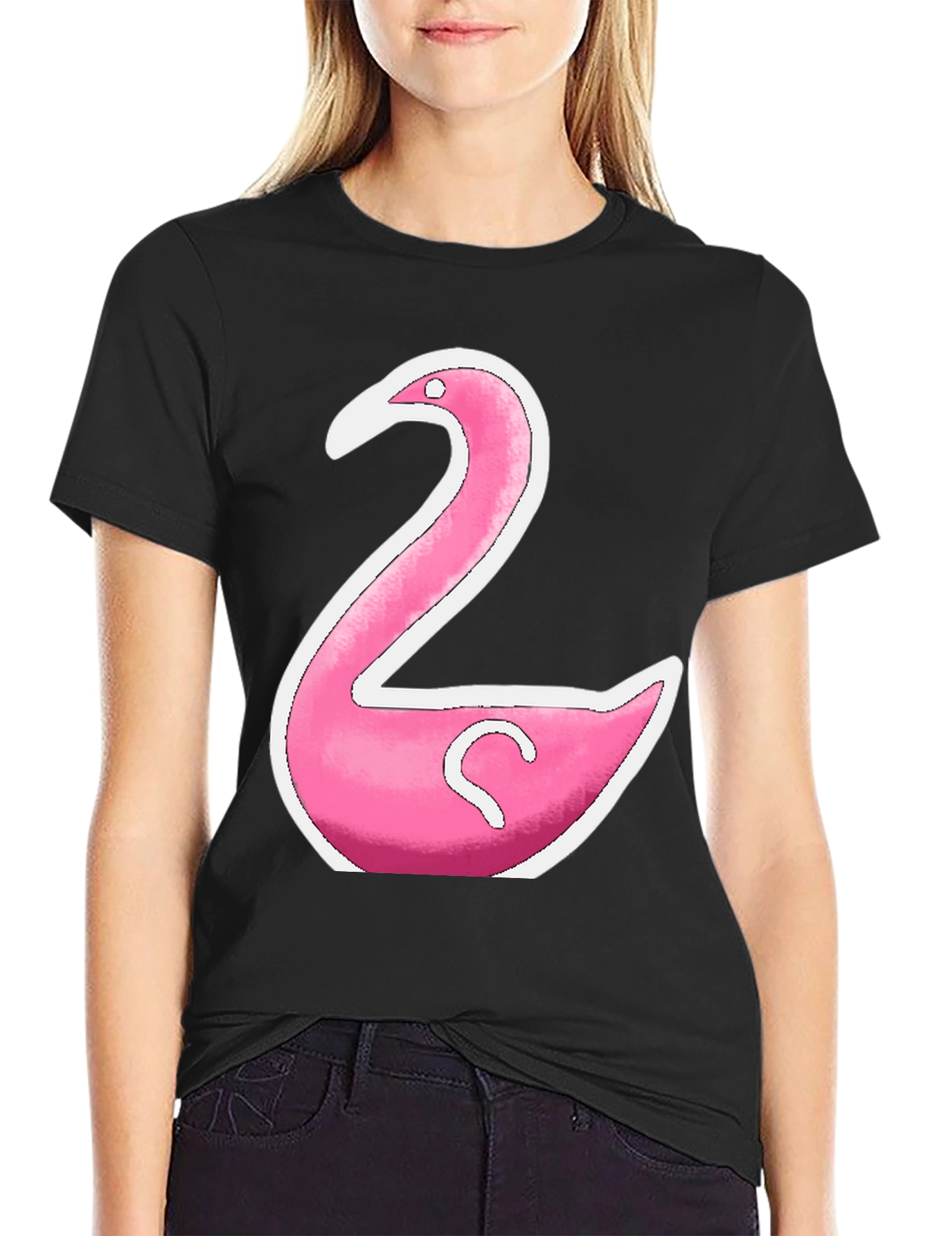 Pink Flamingo Graphic T-Shirt