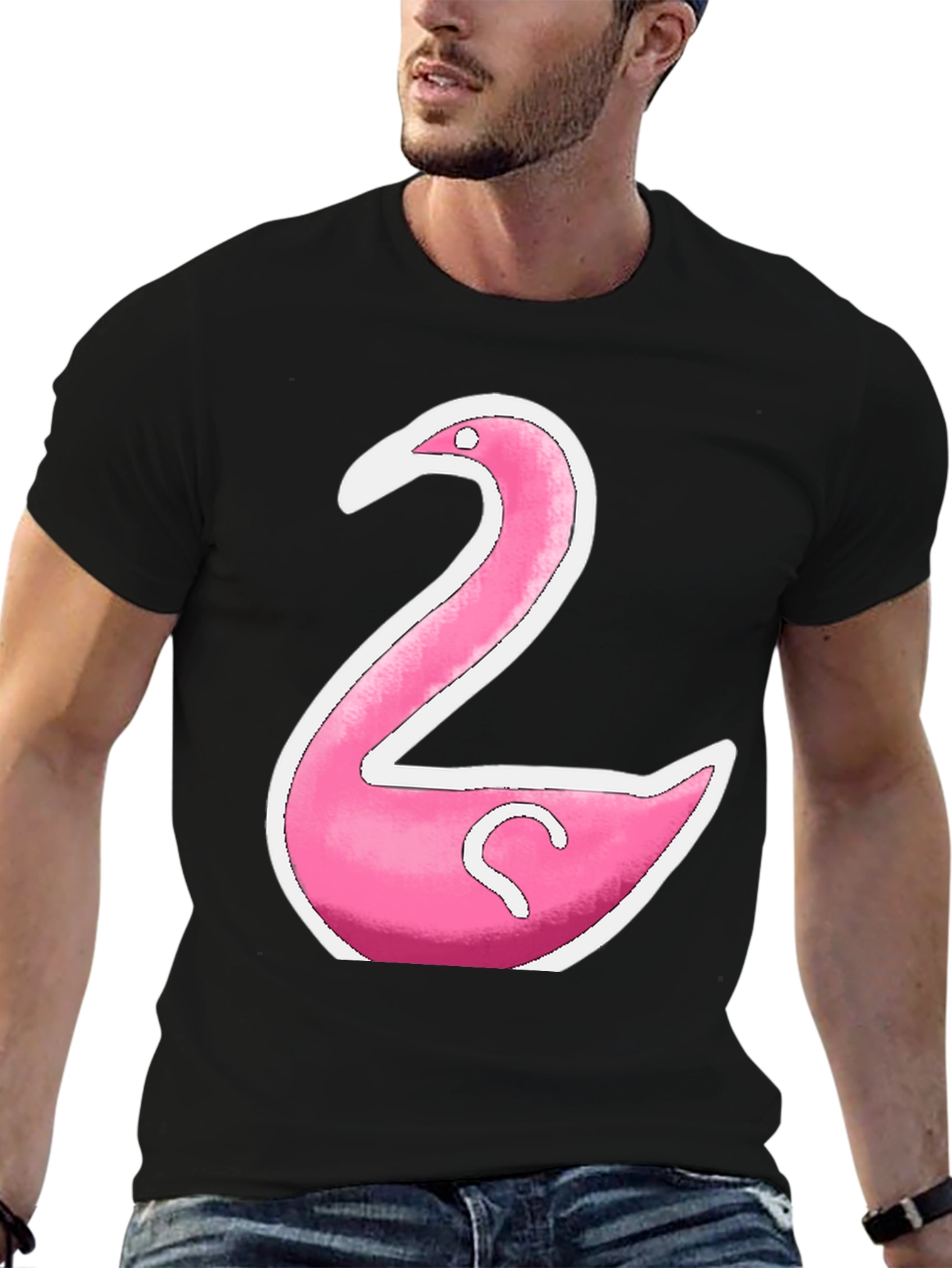 Pink Flamingo Graphic T-Shirt