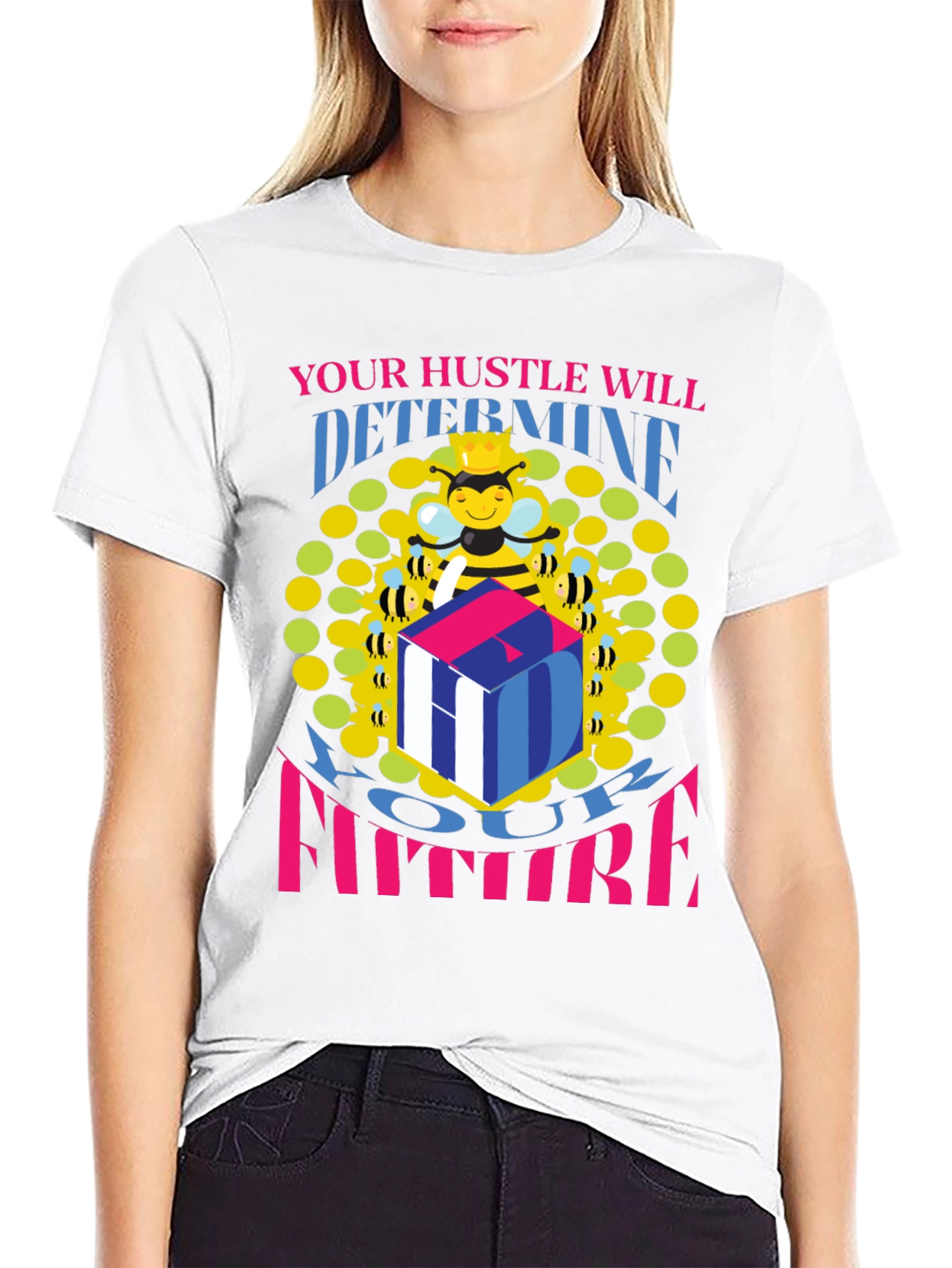 Hustle Future Bee Graphic Tee