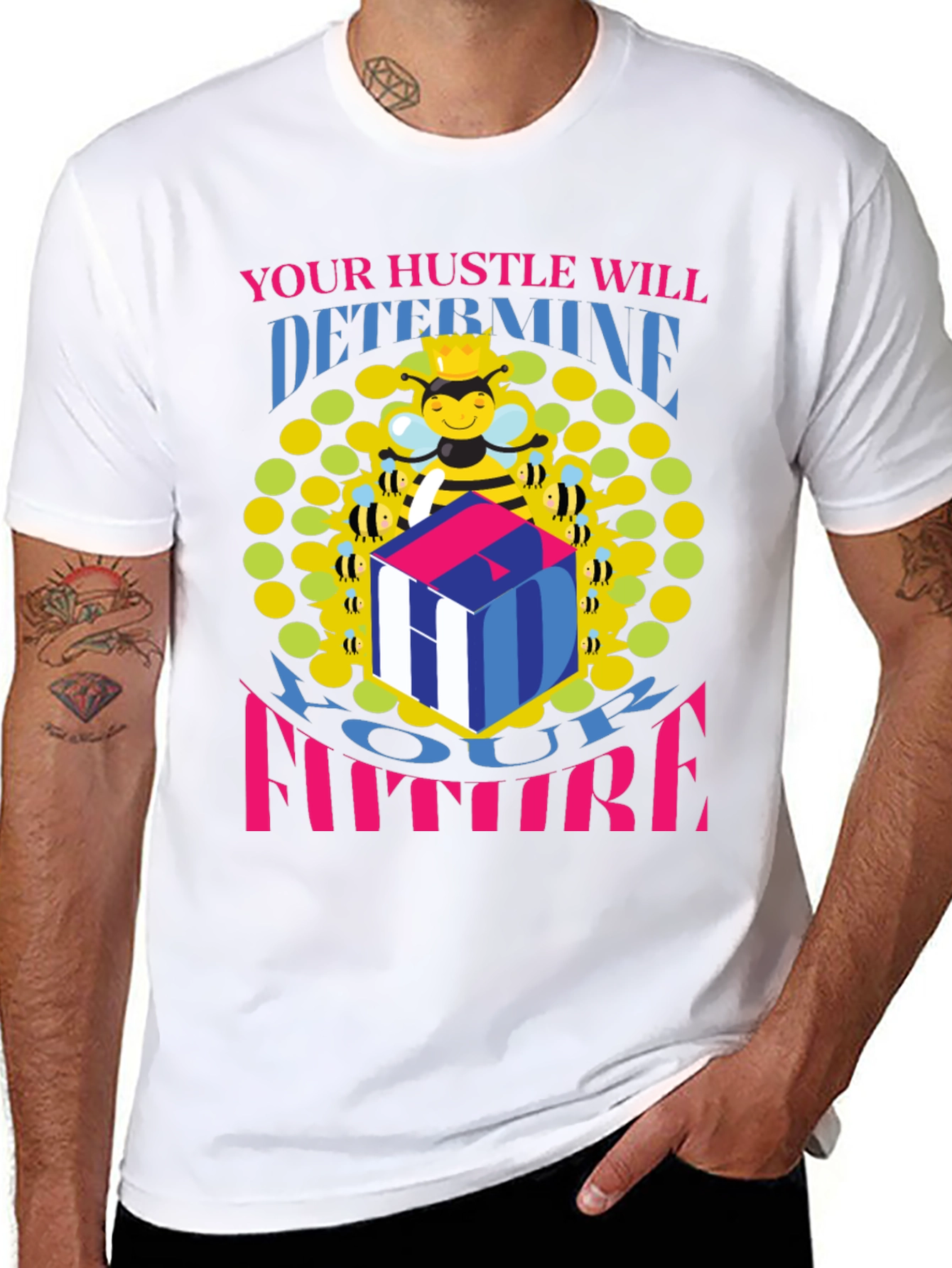 Hustle Future Bee Graphic Tee