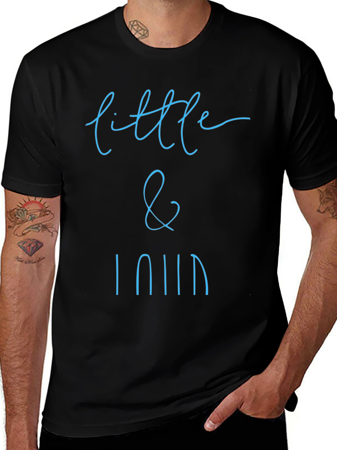 Little & Loud Graphic Tee - Stylish Black T-Shirt