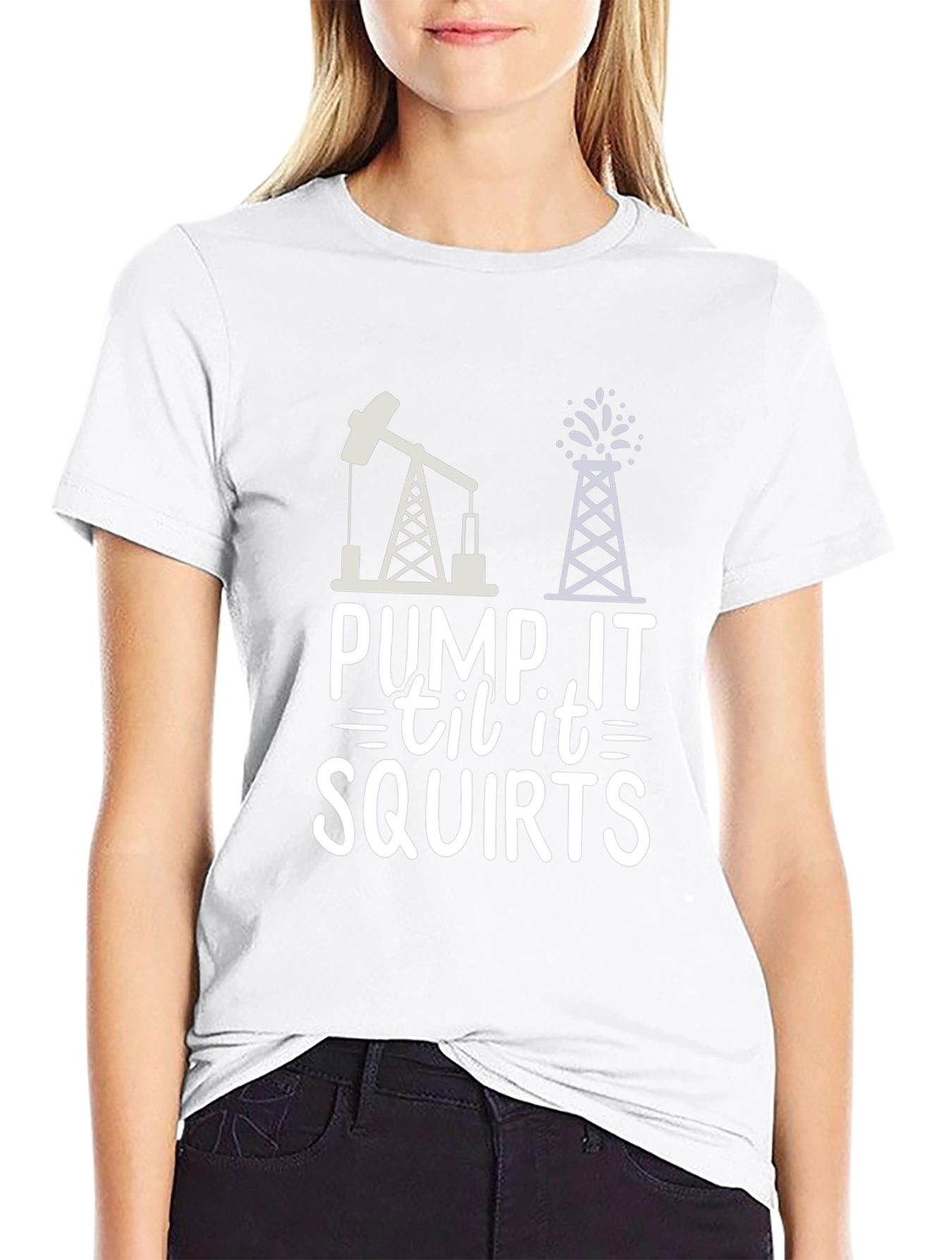Pump It Till It Squirts Black T-Shirt