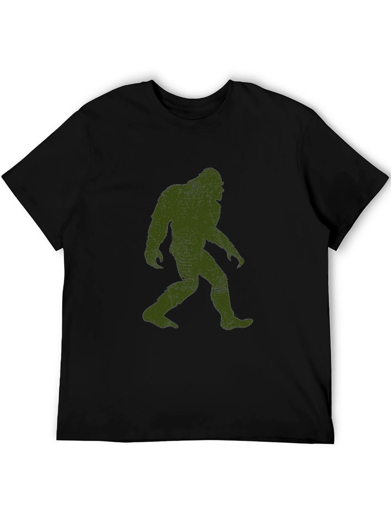 Sasquatch Silhouette Black T-Shirt