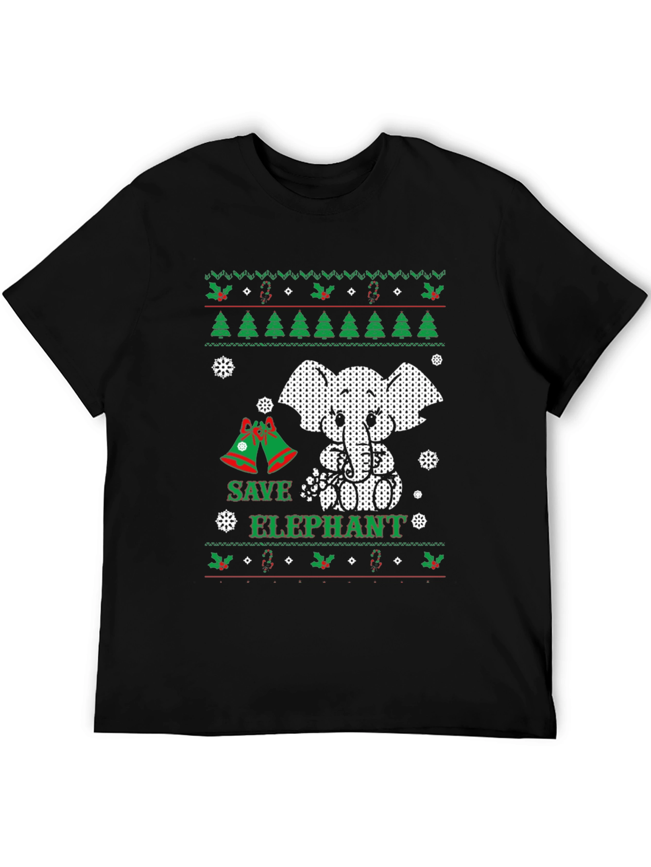 Save Elephant Holiday T-Shirt