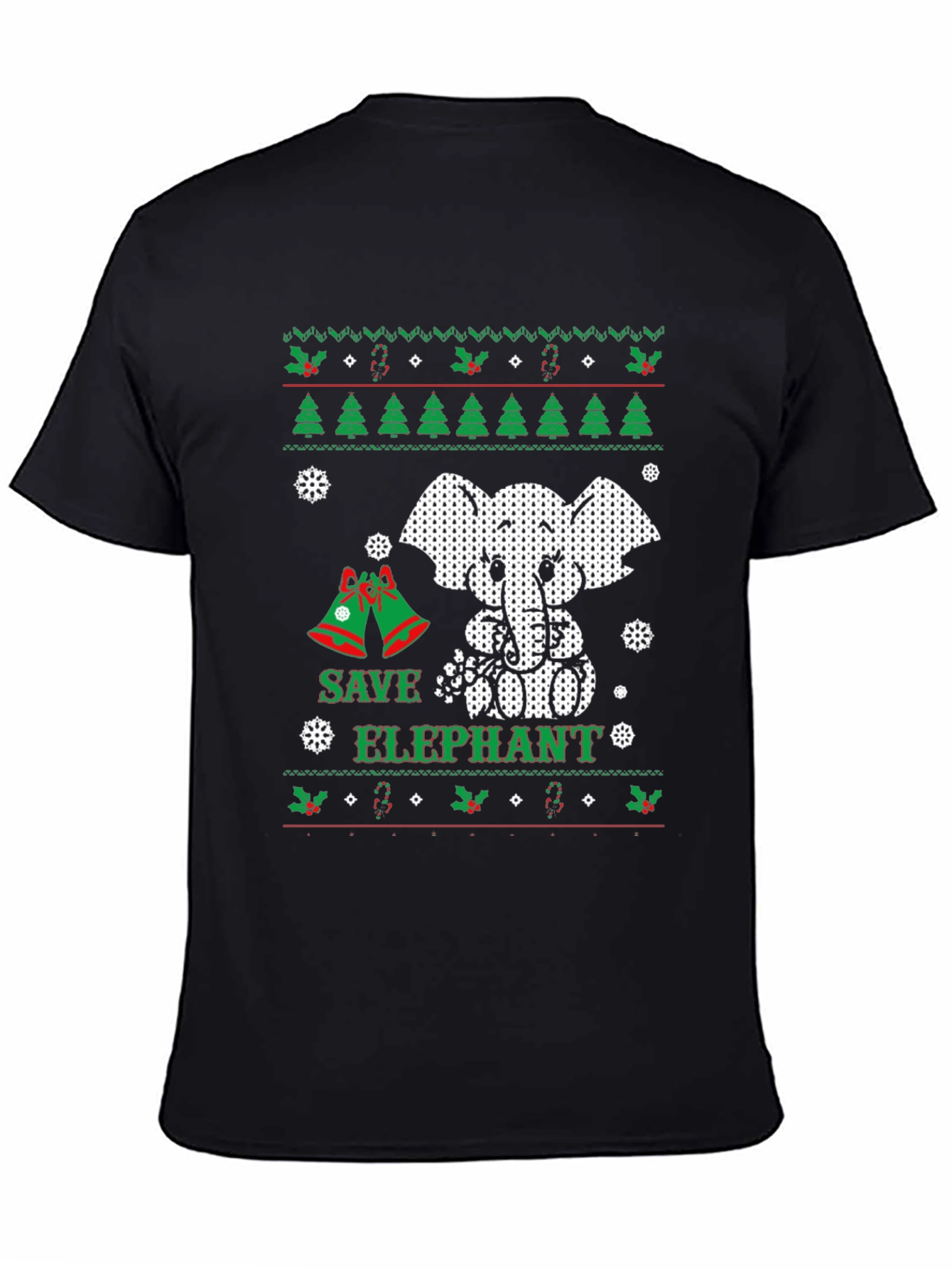 Save Elephant Holiday T-Shirt