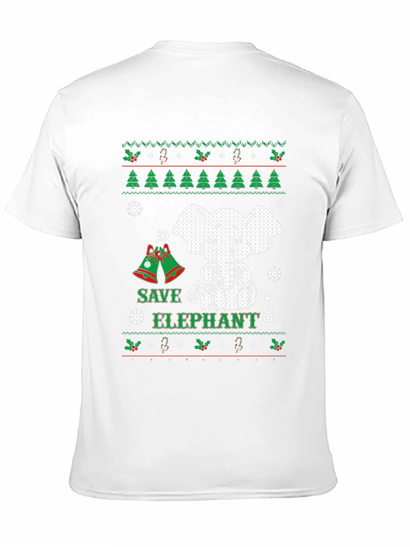 Save Elephant Holiday T-Shirt