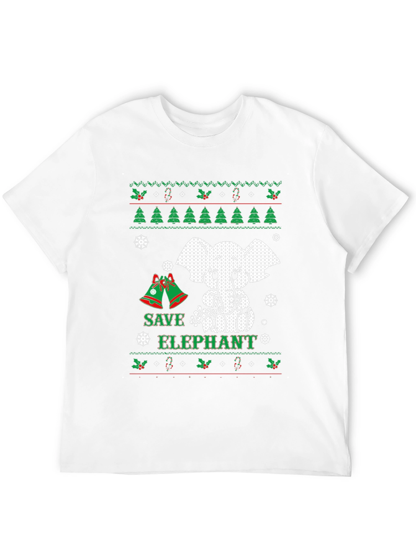 Save Elephant Holiday T-Shirt