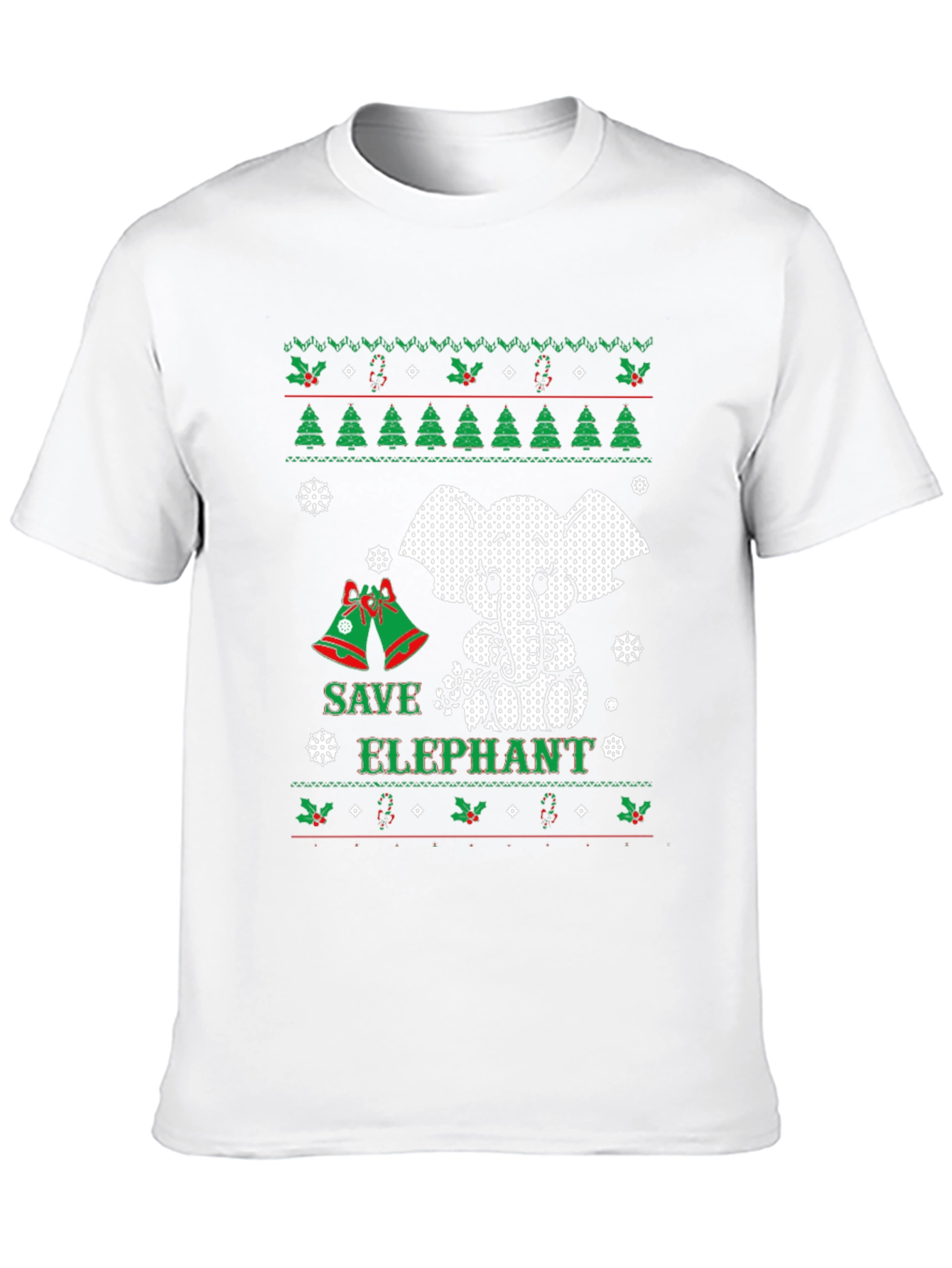Save Elephant Holiday T-Shirt