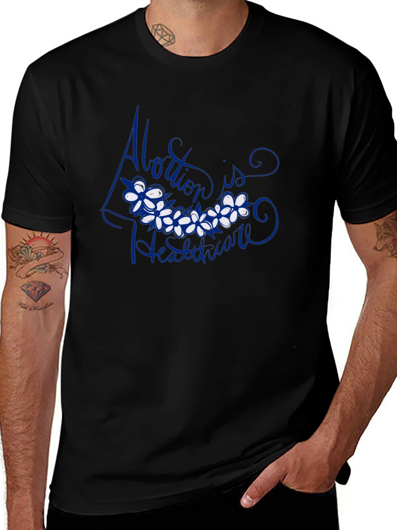 Abortion is Healthcare Black T-Shirt