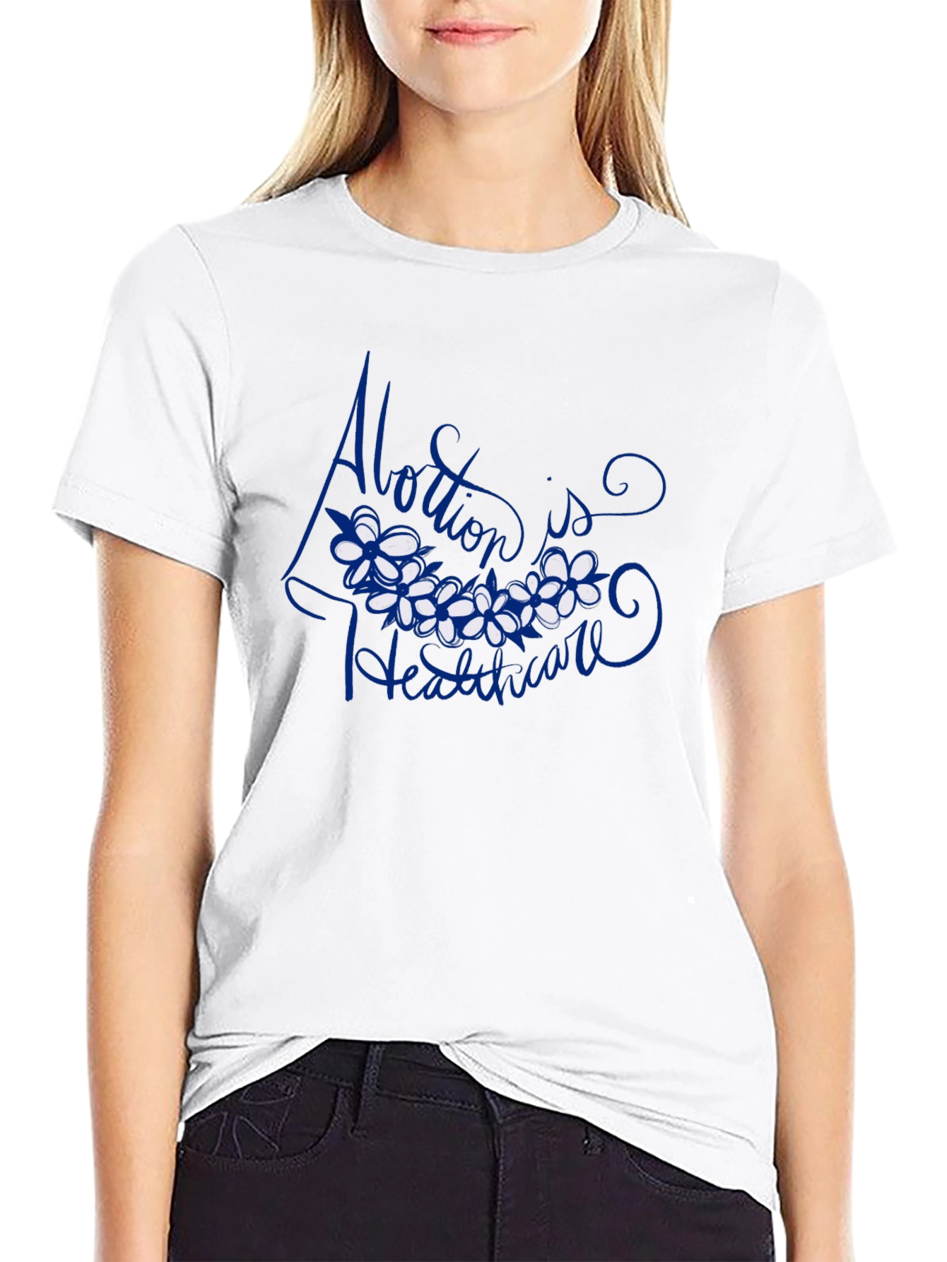 Abortion is Healthcare Black T-Shirt