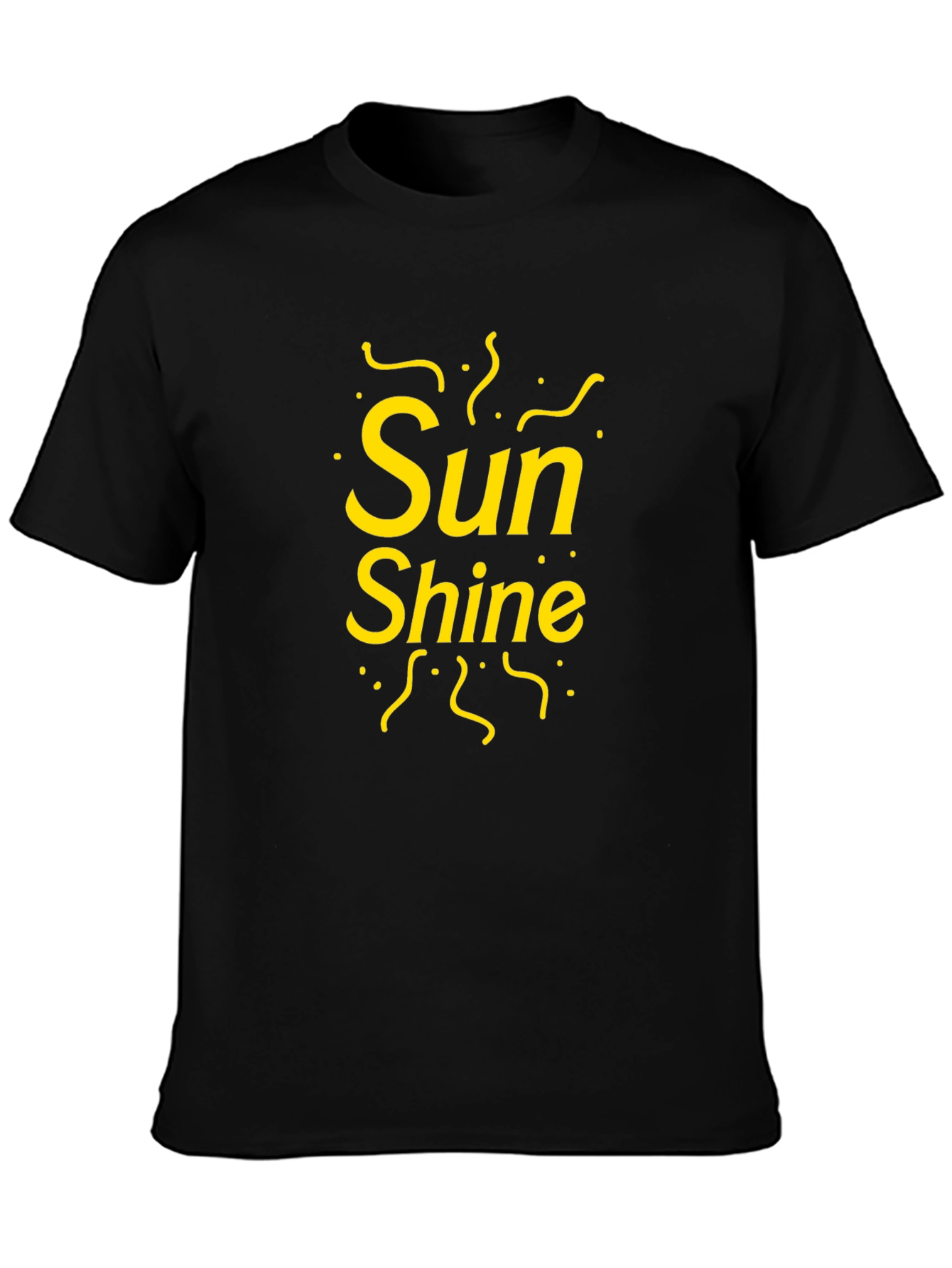 Sunshine Graphic Tee - Mens Black T-Shirt