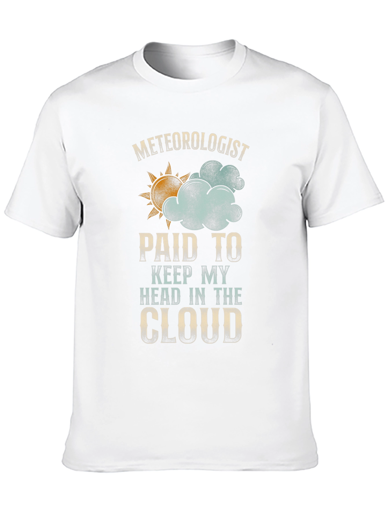 Meteorologist Cloud T-Shirt: Funny Weather Apparel