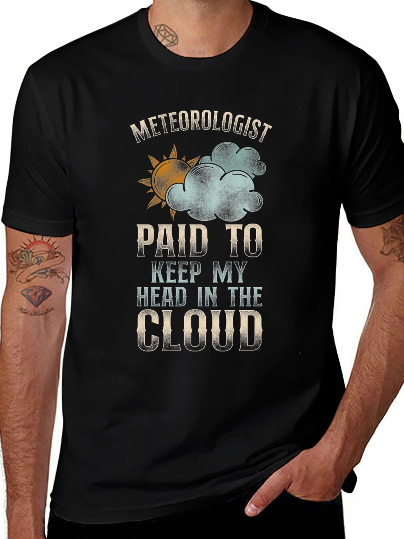 Meteorologist Cloud T-Shirt: Funny Weather Apparel