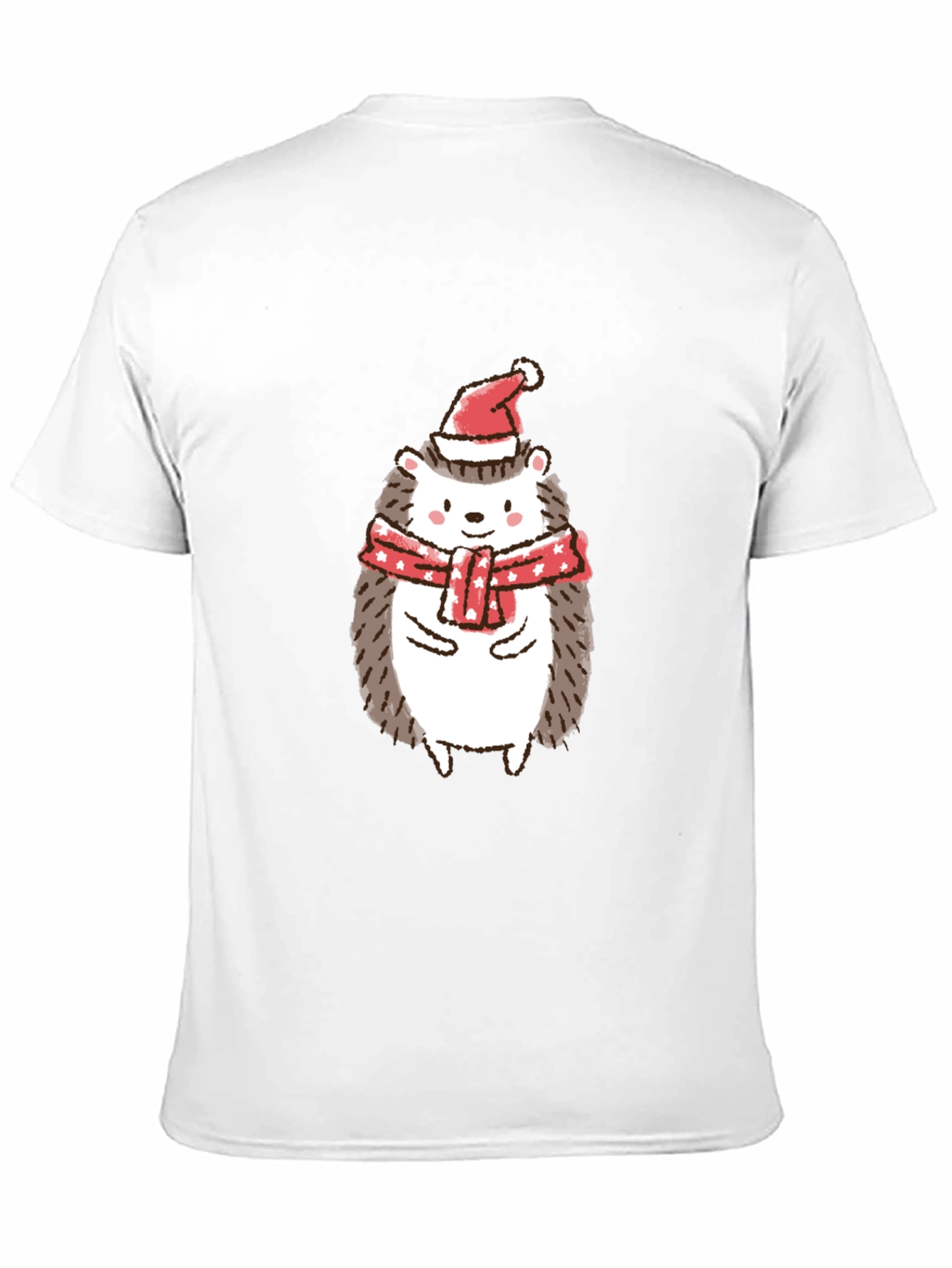 Holiday Hedgehog Tee - Festive Christmas Shirt