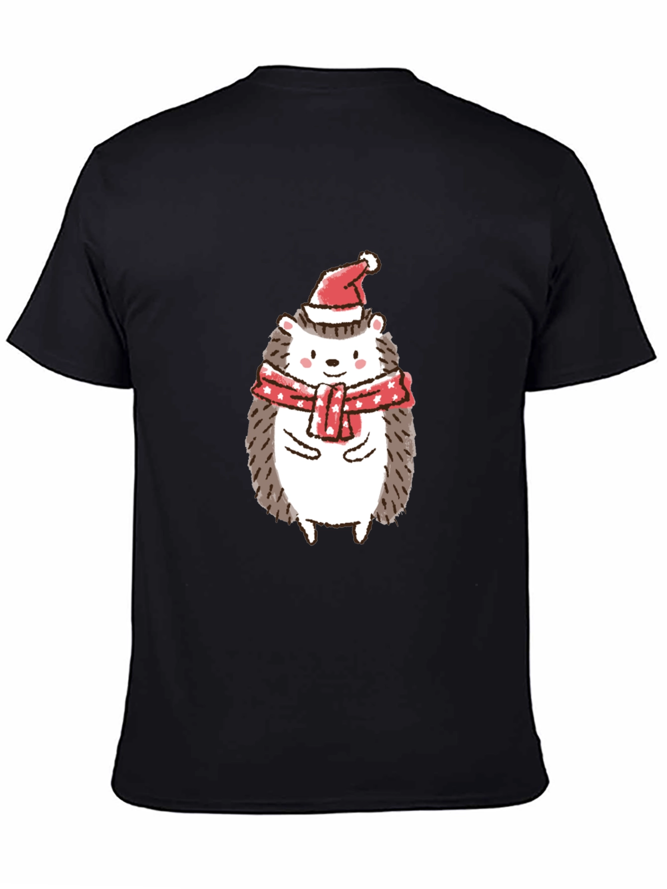 Holiday Hedgehog Tee - Festive Christmas Shirt