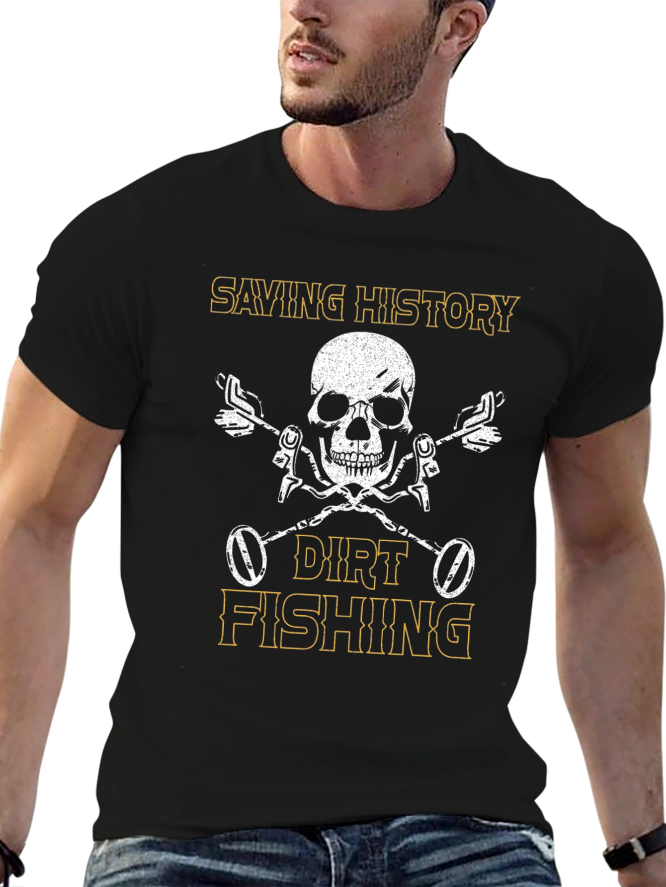Saving History Dirt Fishing T-Shirt