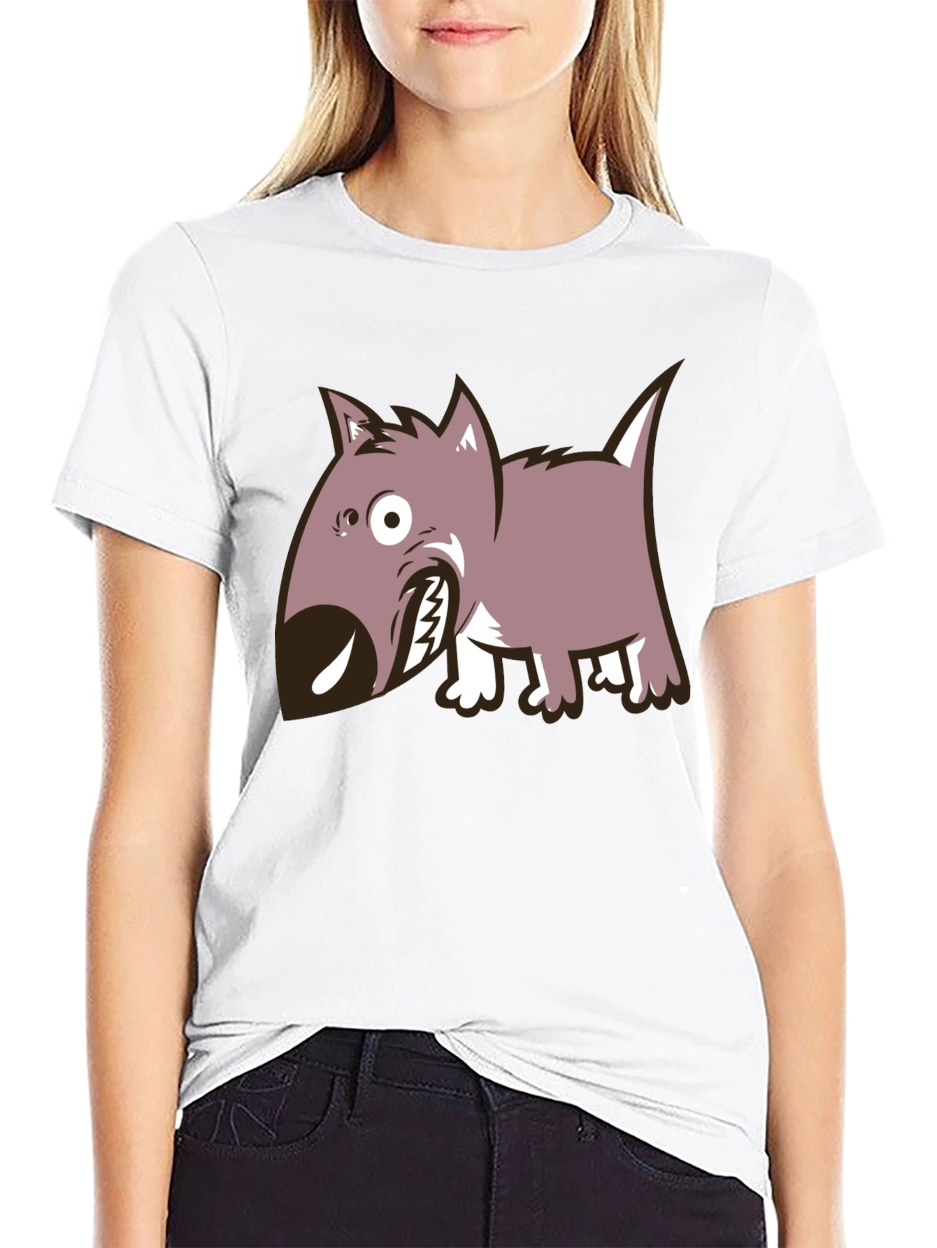 Cartoon Dog Graphic T-Shirt - Fun & Unique Style