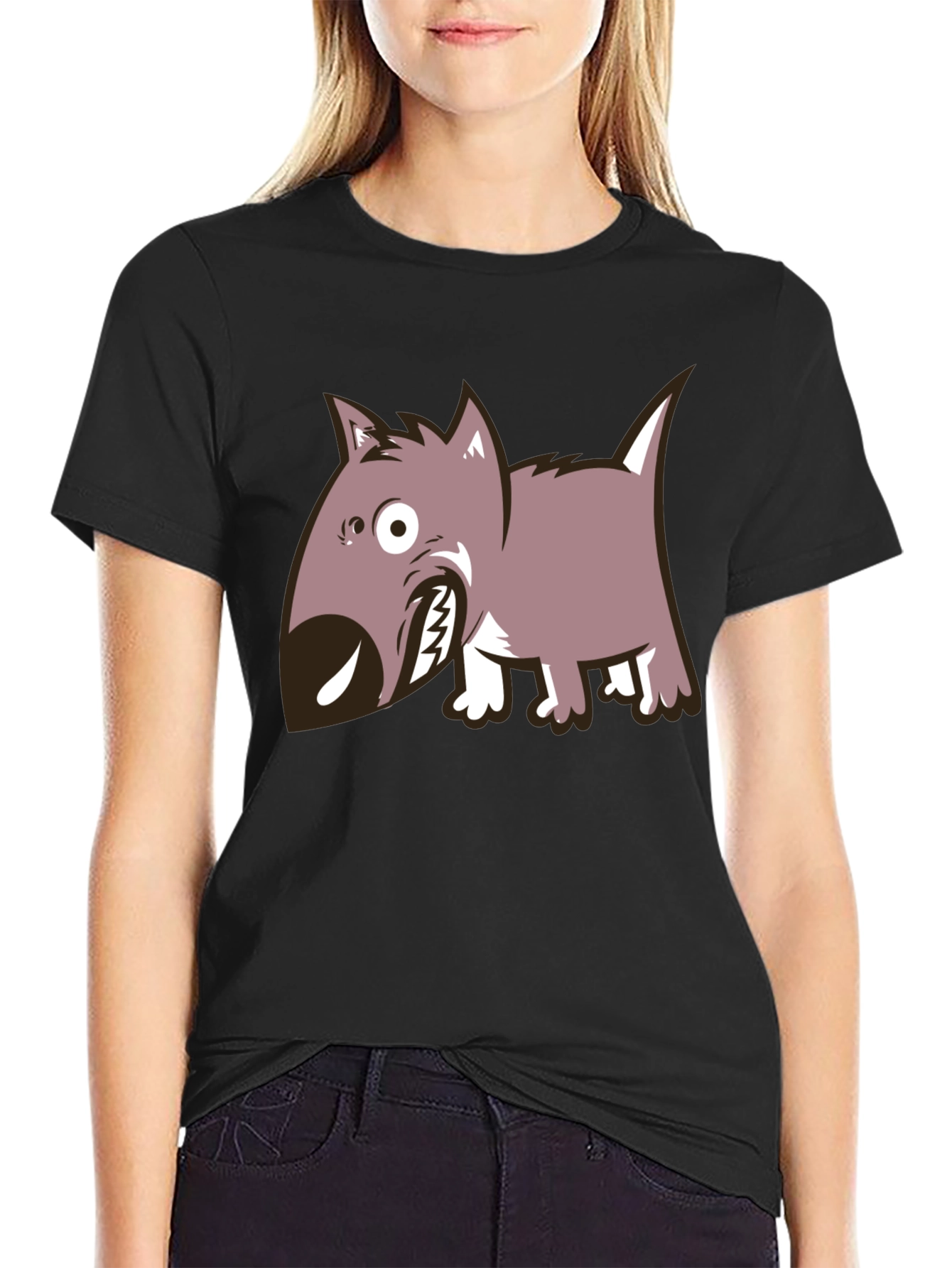 Cartoon Dog Graphic T-Shirt - Fun & Unique Style