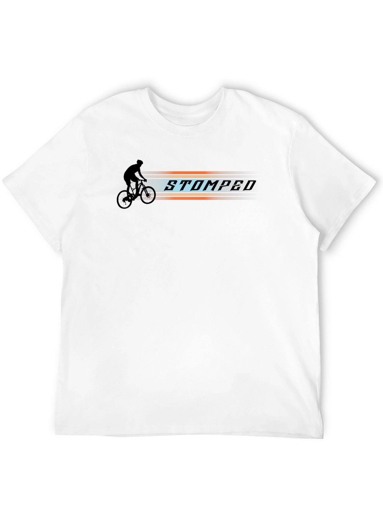 Stomped Bike Rider Graphic Tee