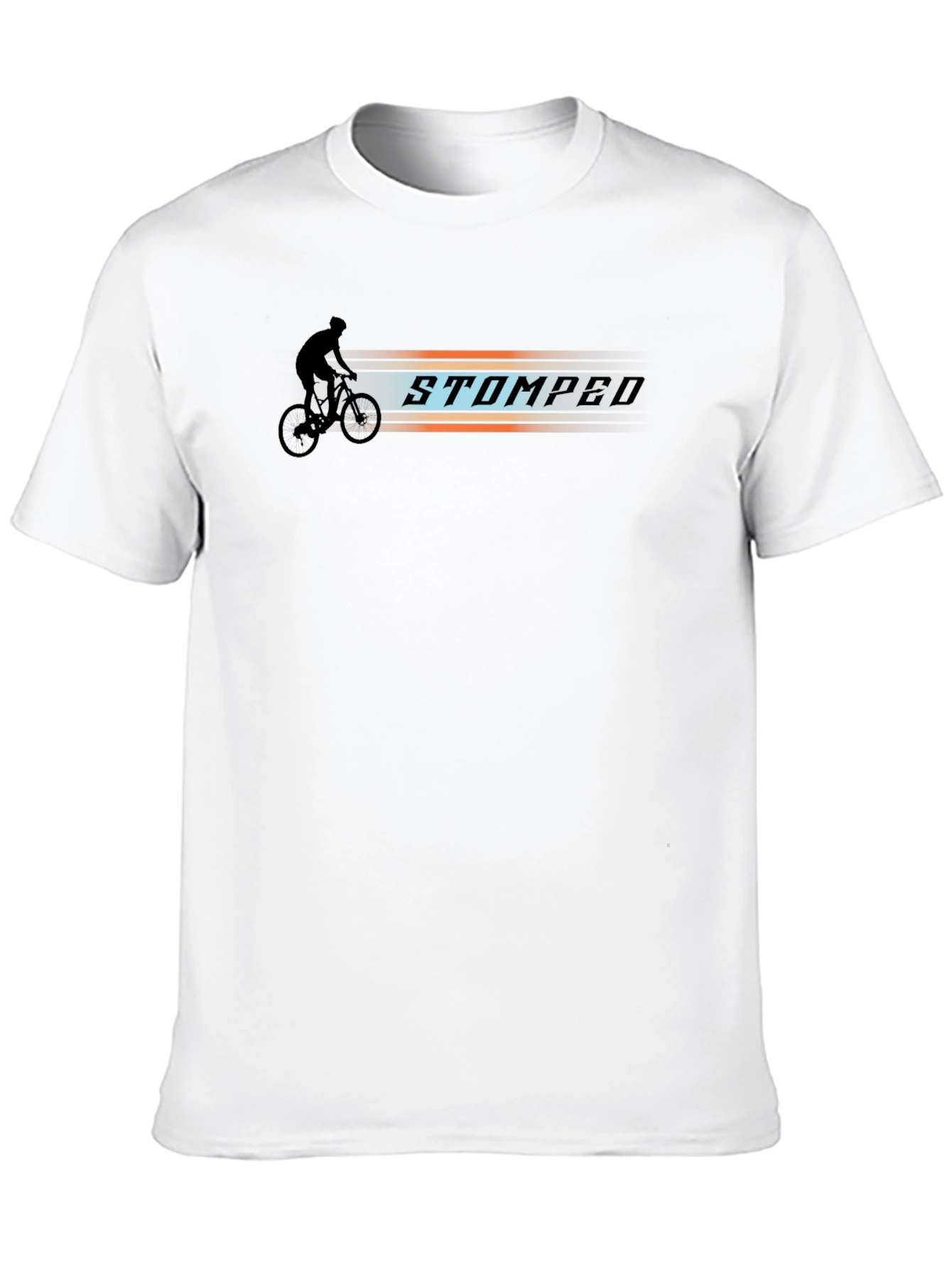 Stomped Bike Rider Graphic Tee
