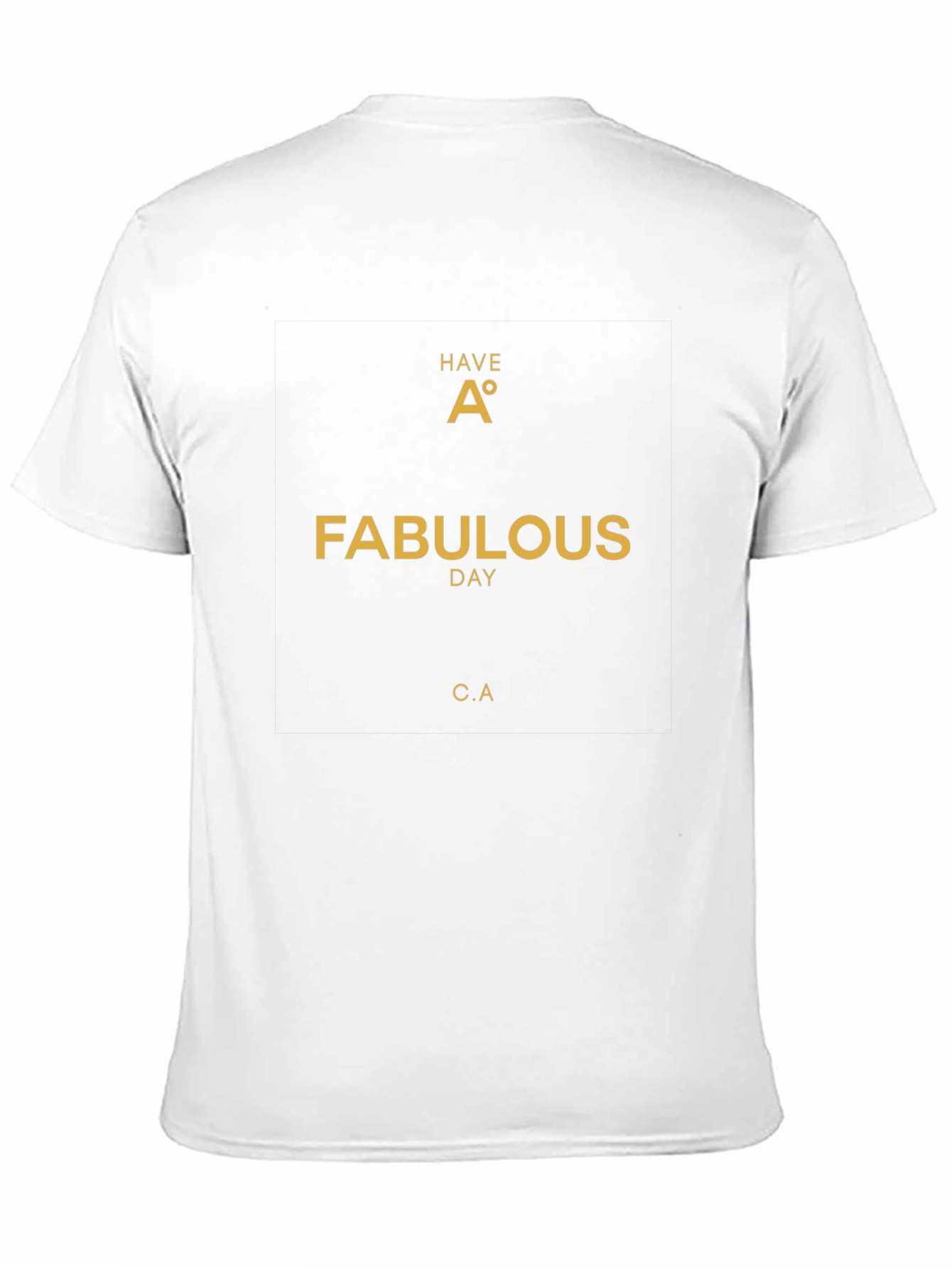 Fabulous Day Graphic Tee - Black Cotton T-Shirt