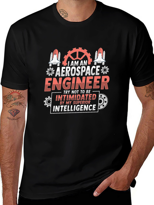 Aerospace Engineer T-Shirt - Superior Intelligence Graphic Tee
